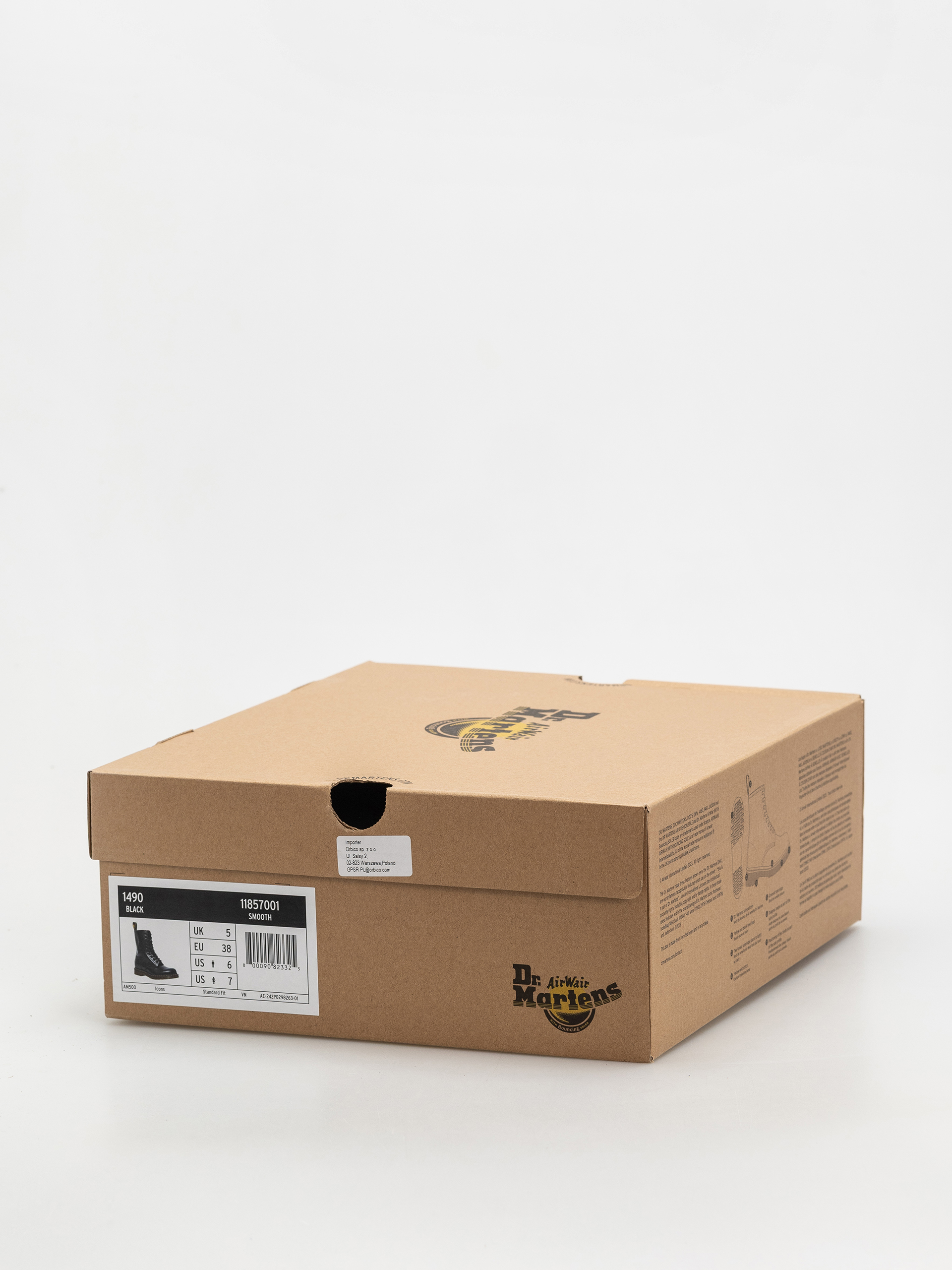 Topánky Dr. Martens 1490 (black smooth)