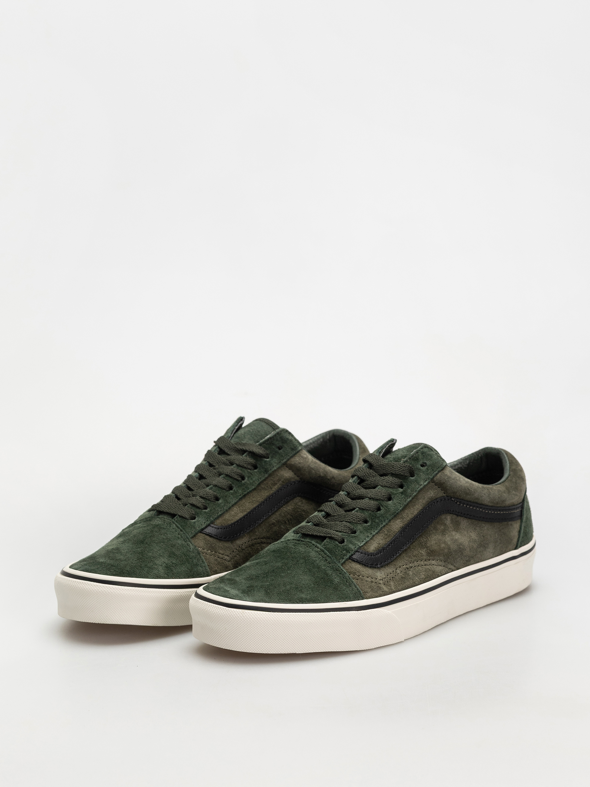 Topánky Vans Old Skool (pig suede green/multi)