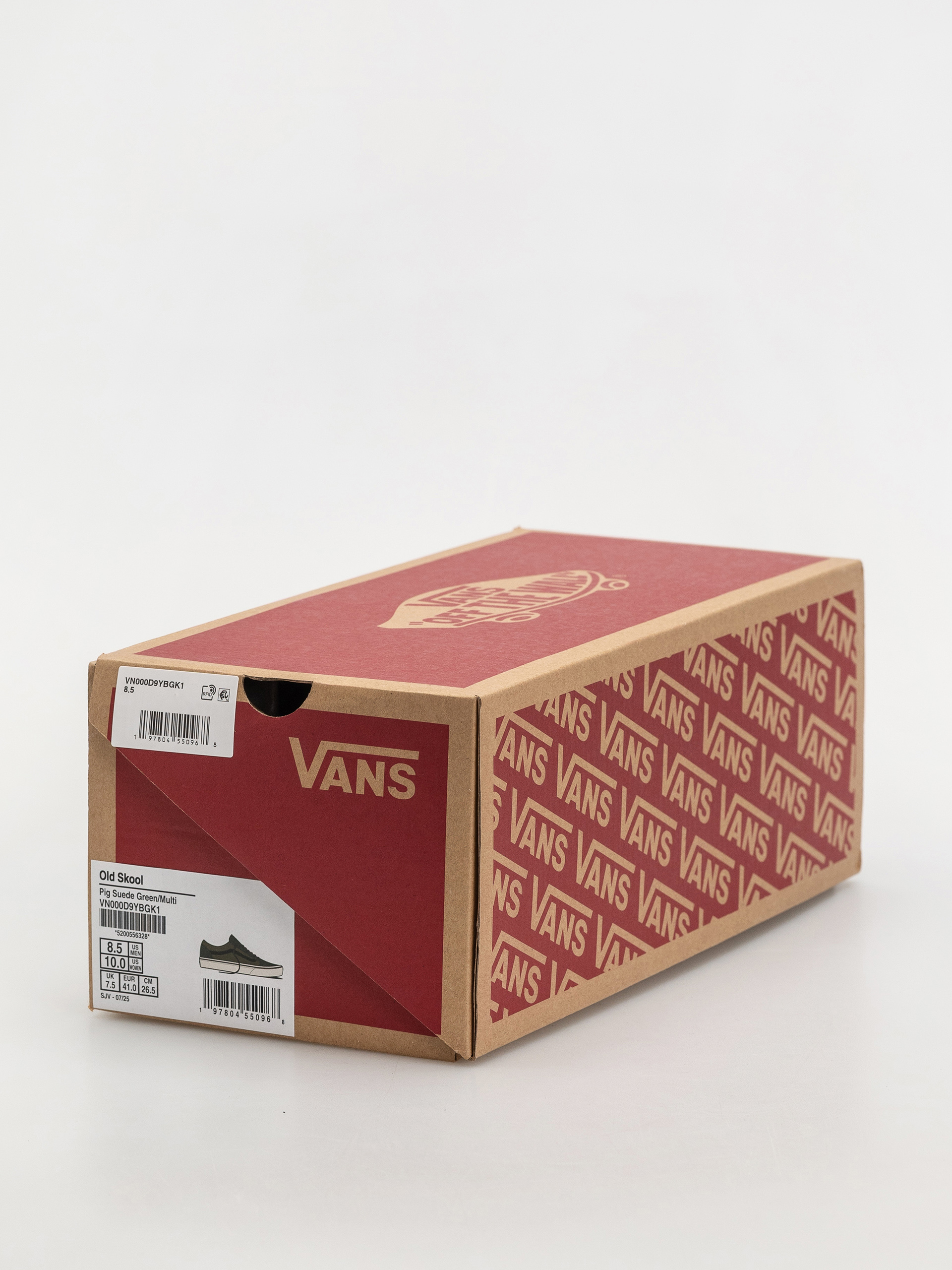 Topánky Vans Old Skool (pig suede green/multi)