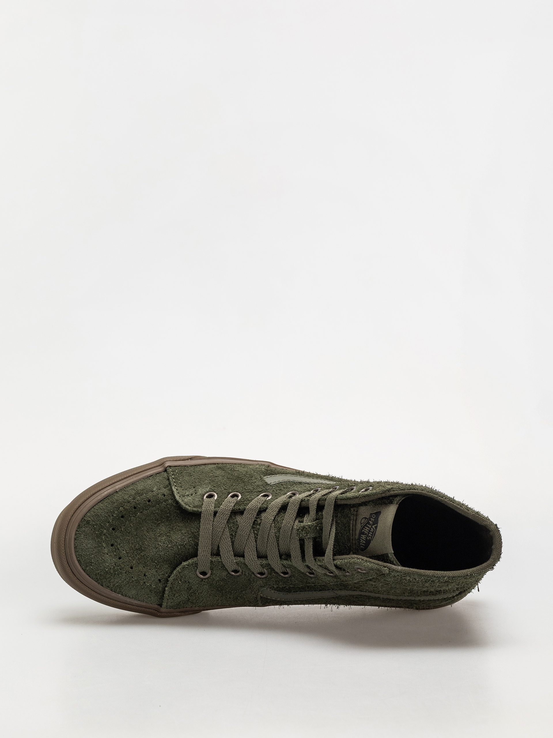 Topánky Vans Sk8 Hi Tapered (hairy suede olive/gum)