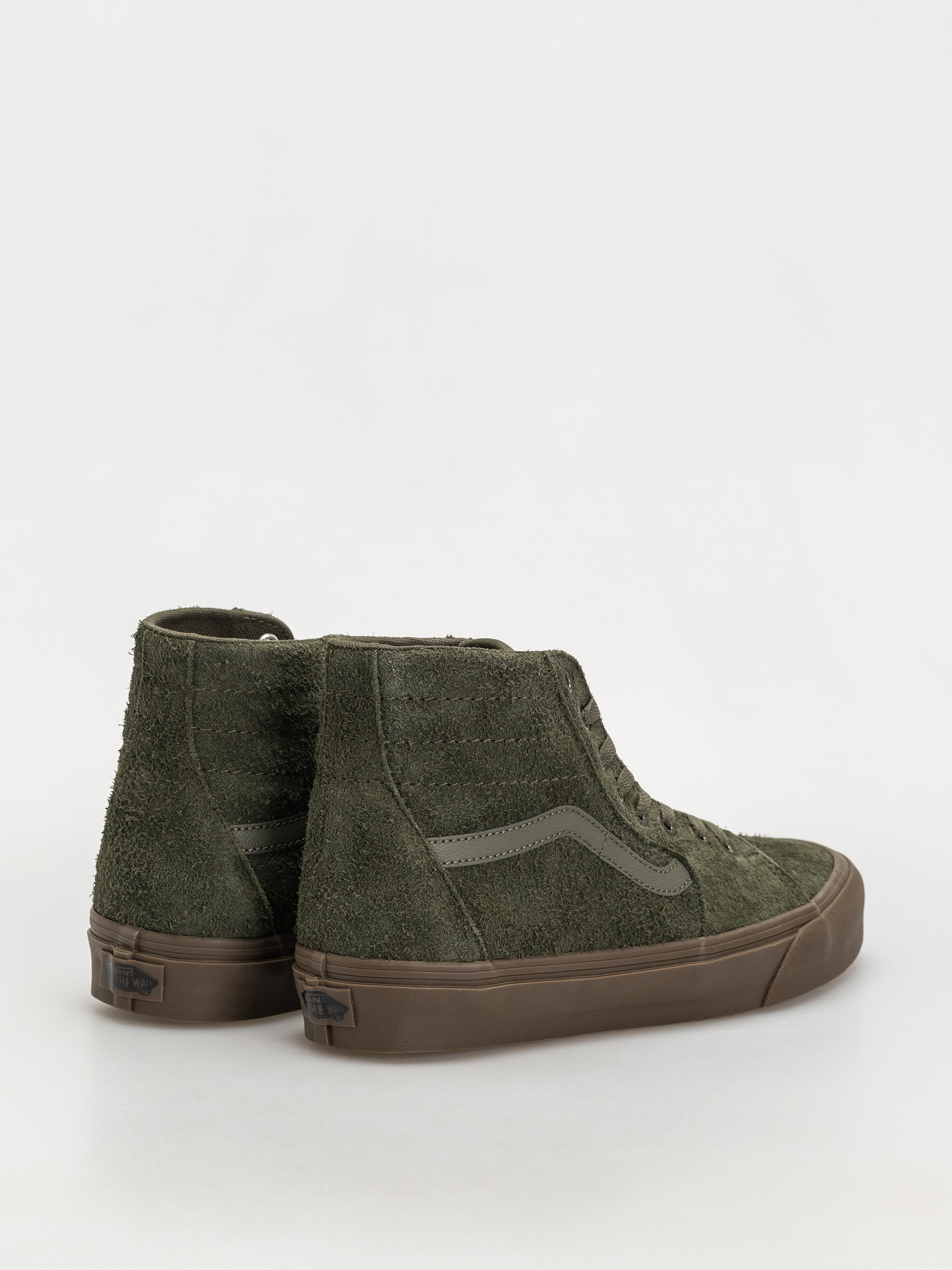 Topánky Vans Sk8 Hi Tapered (hairy suede olive/gum)