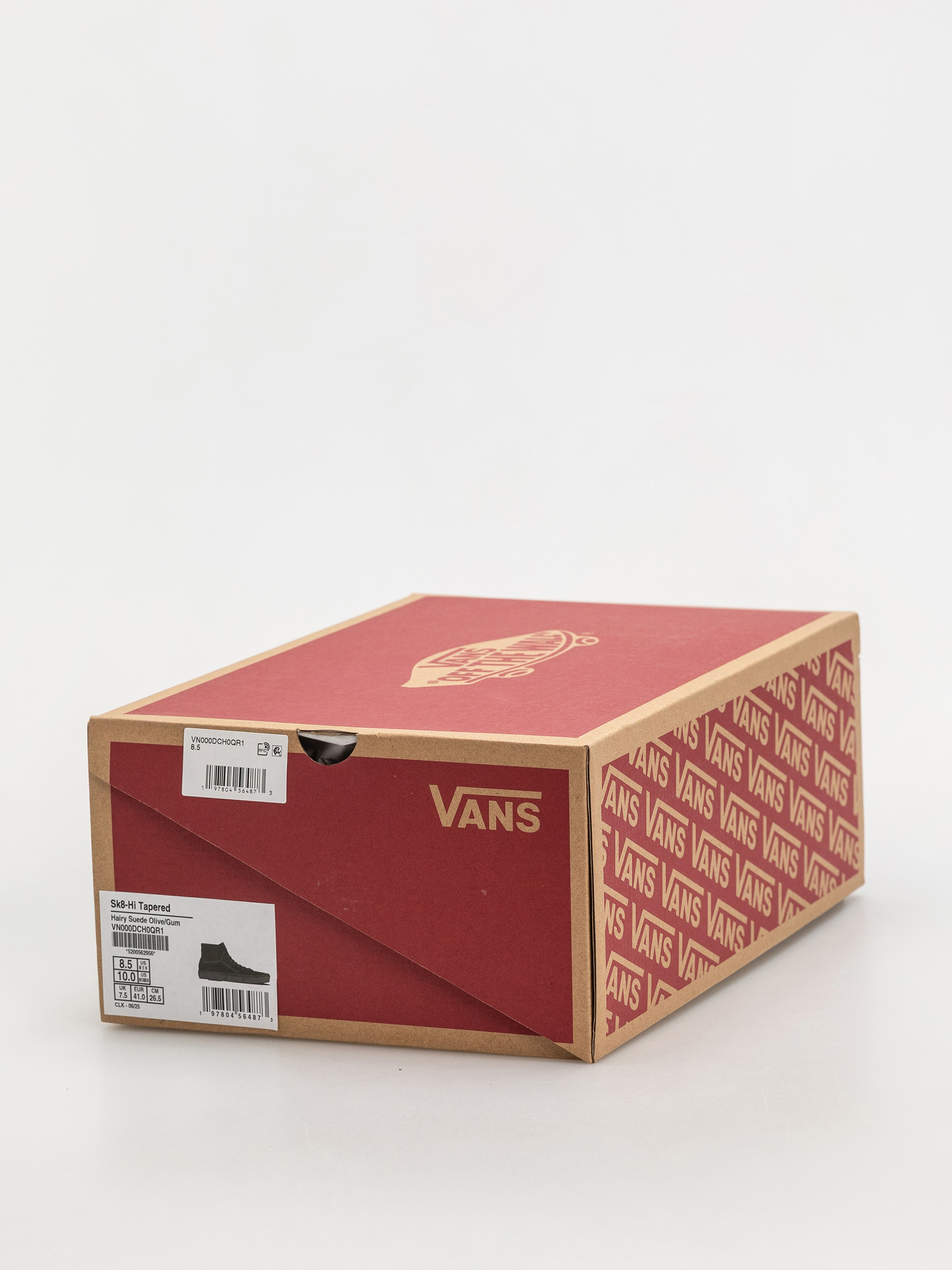 Topánky Vans Sk8 Hi Tapered (hairy suede olive/gum)