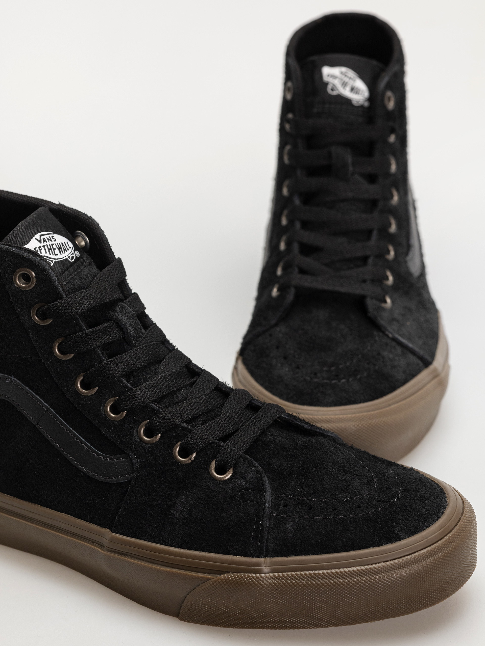 Topánky Vans Sk8 Hi Tapered (hairy suede black/gum)