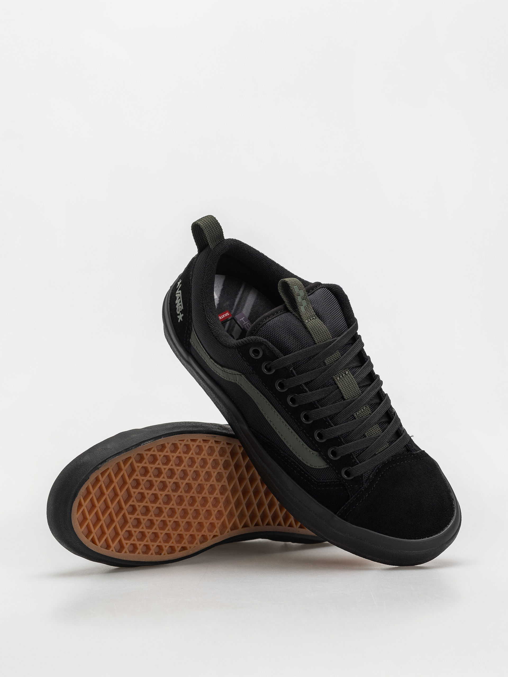 Topánky Vans Skate Old Skool 36 + (atiba black/dark green)