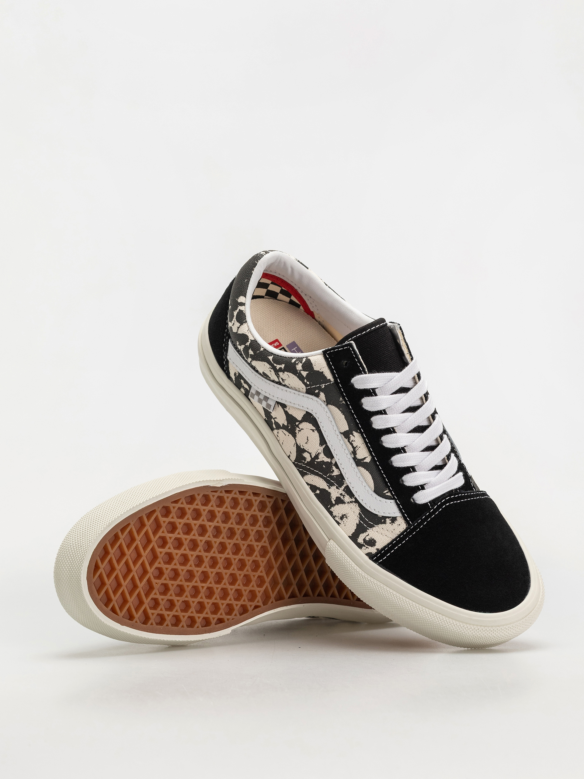 Topánky Vans Skate Old Skool (skull pile black/white/gum)