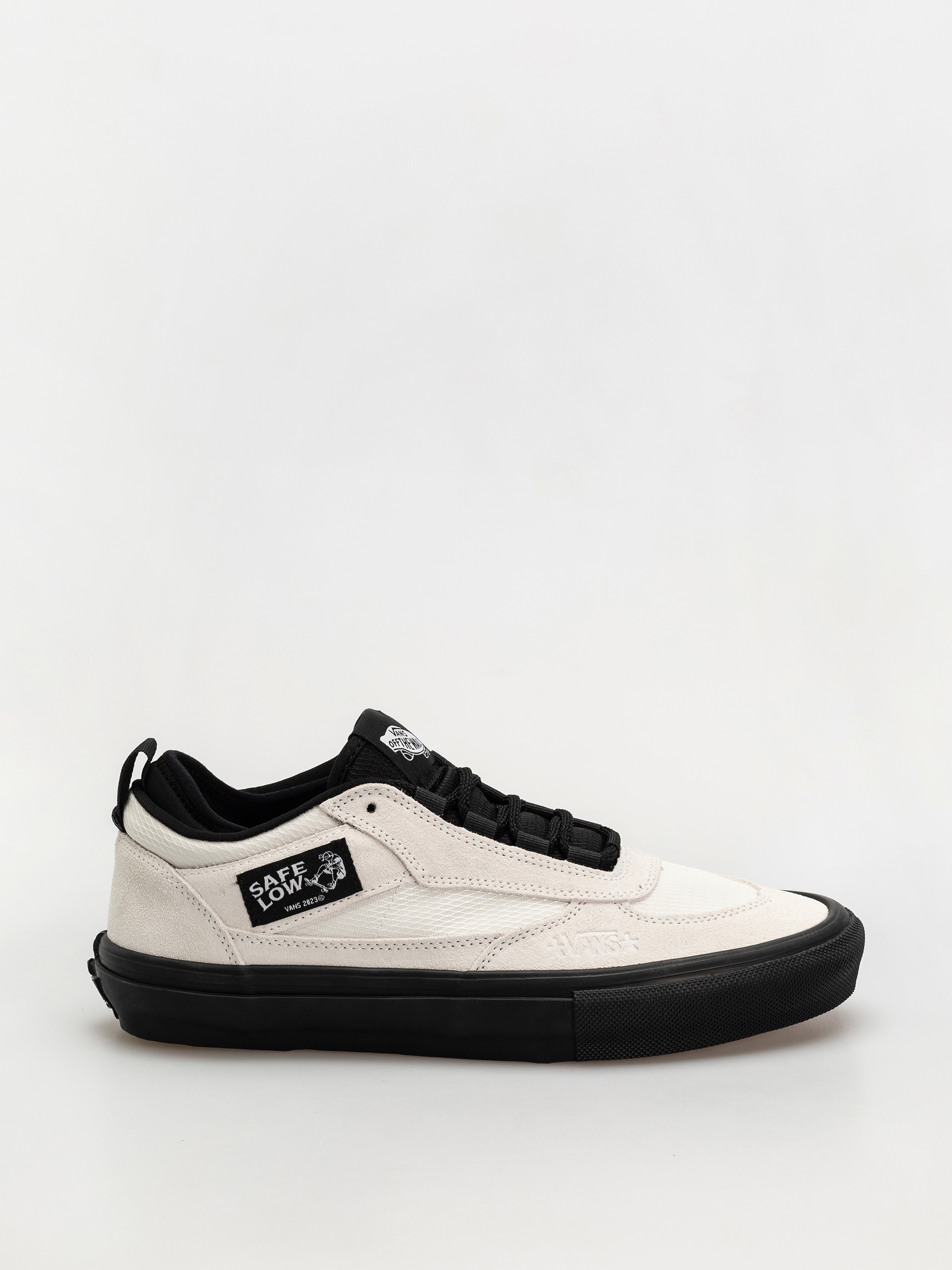 Topu00e1nky Vans Skate Safe Low (atiba bone white/black)