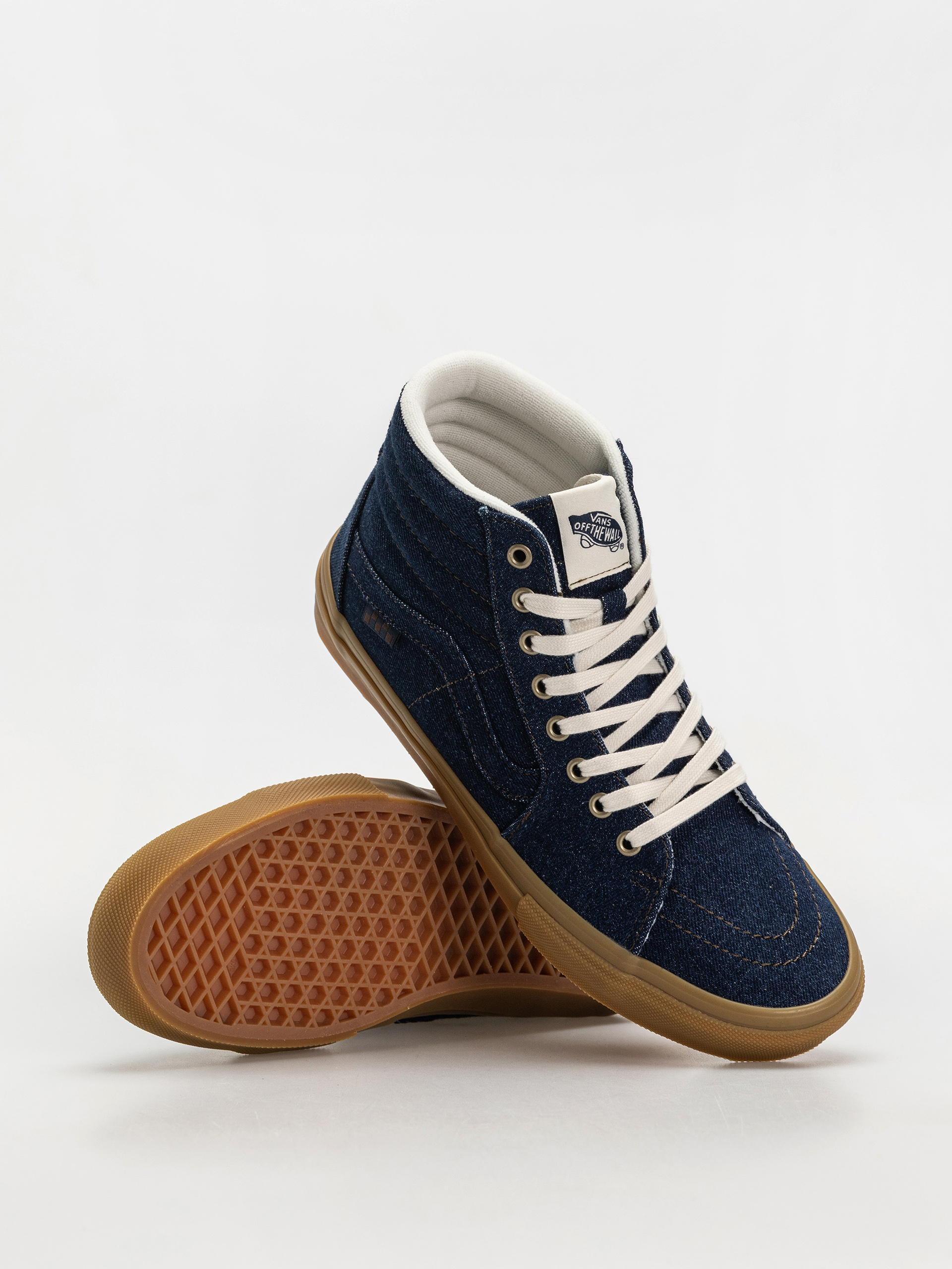 Topánky Vans Skate Sk8 Hi (blue denim)