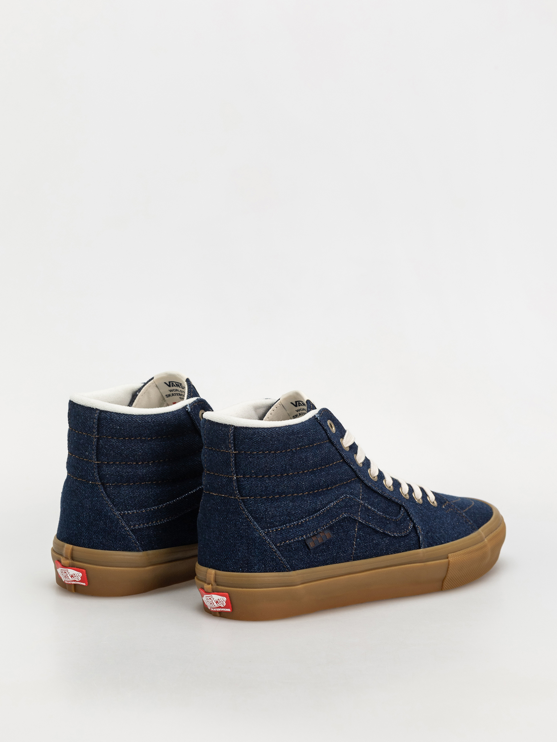 Topánky Vans Skate Sk8 Hi (blue denim)