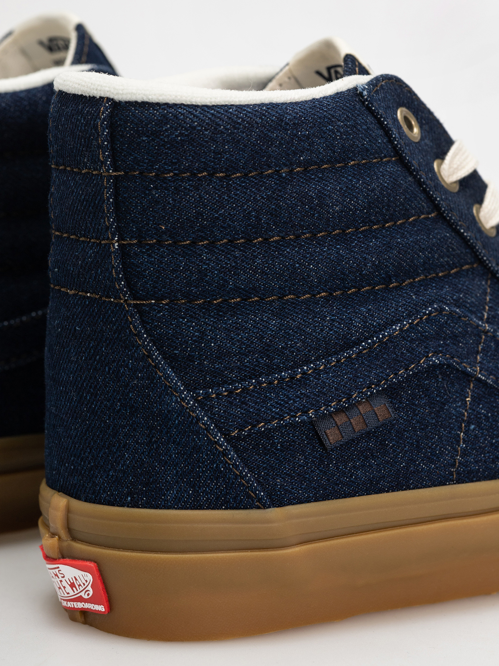 Topánky Vans Skate Sk8 Hi (blue denim)
