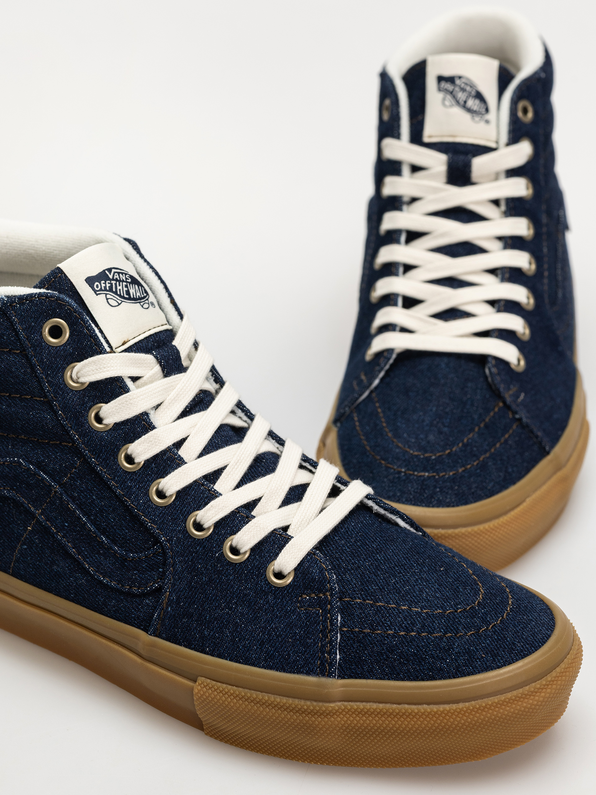 Topánky Vans Skate Sk8 Hi (blue denim)
