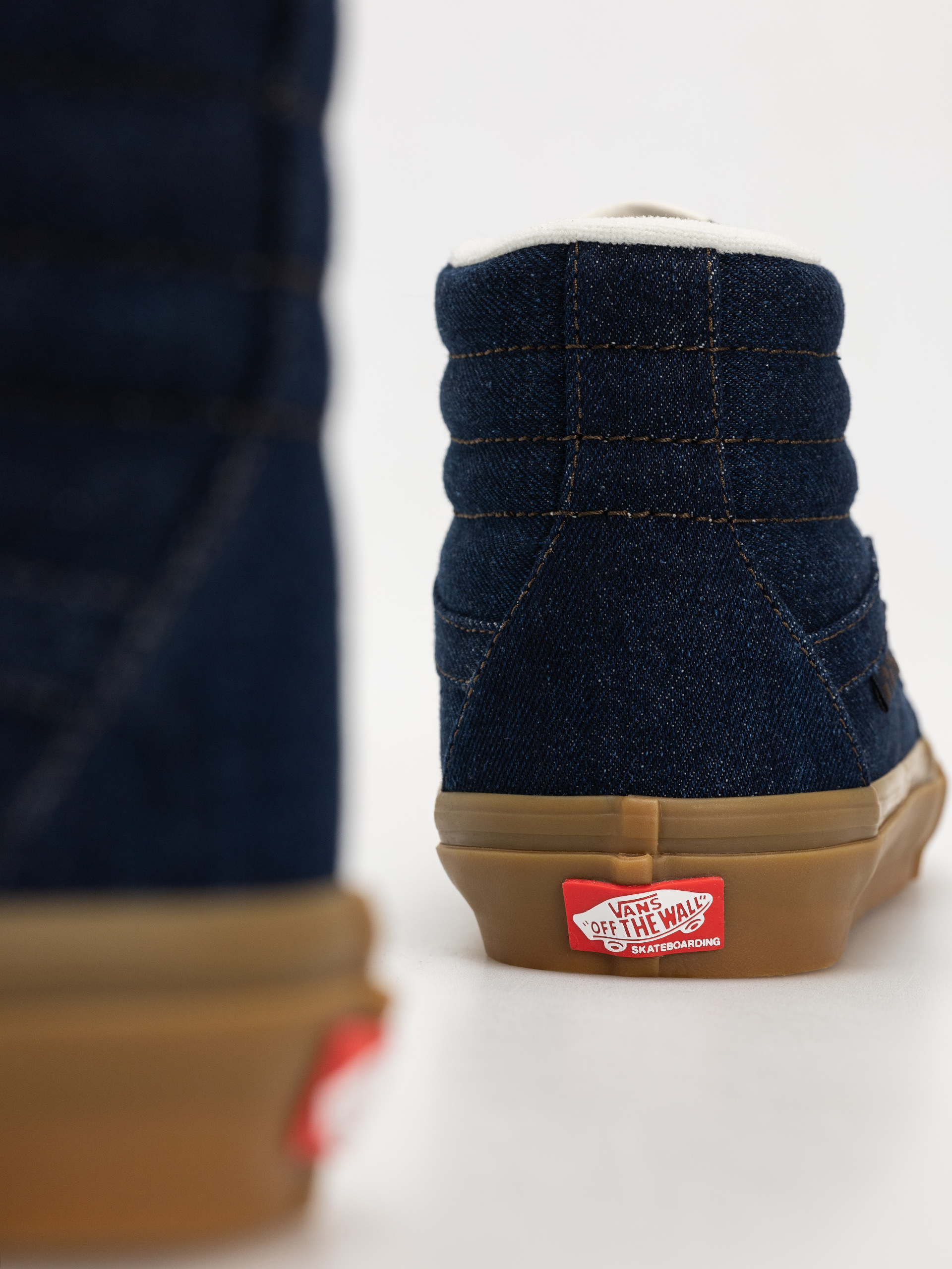 Topánky Vans Skate Sk8 Hi (blue denim)