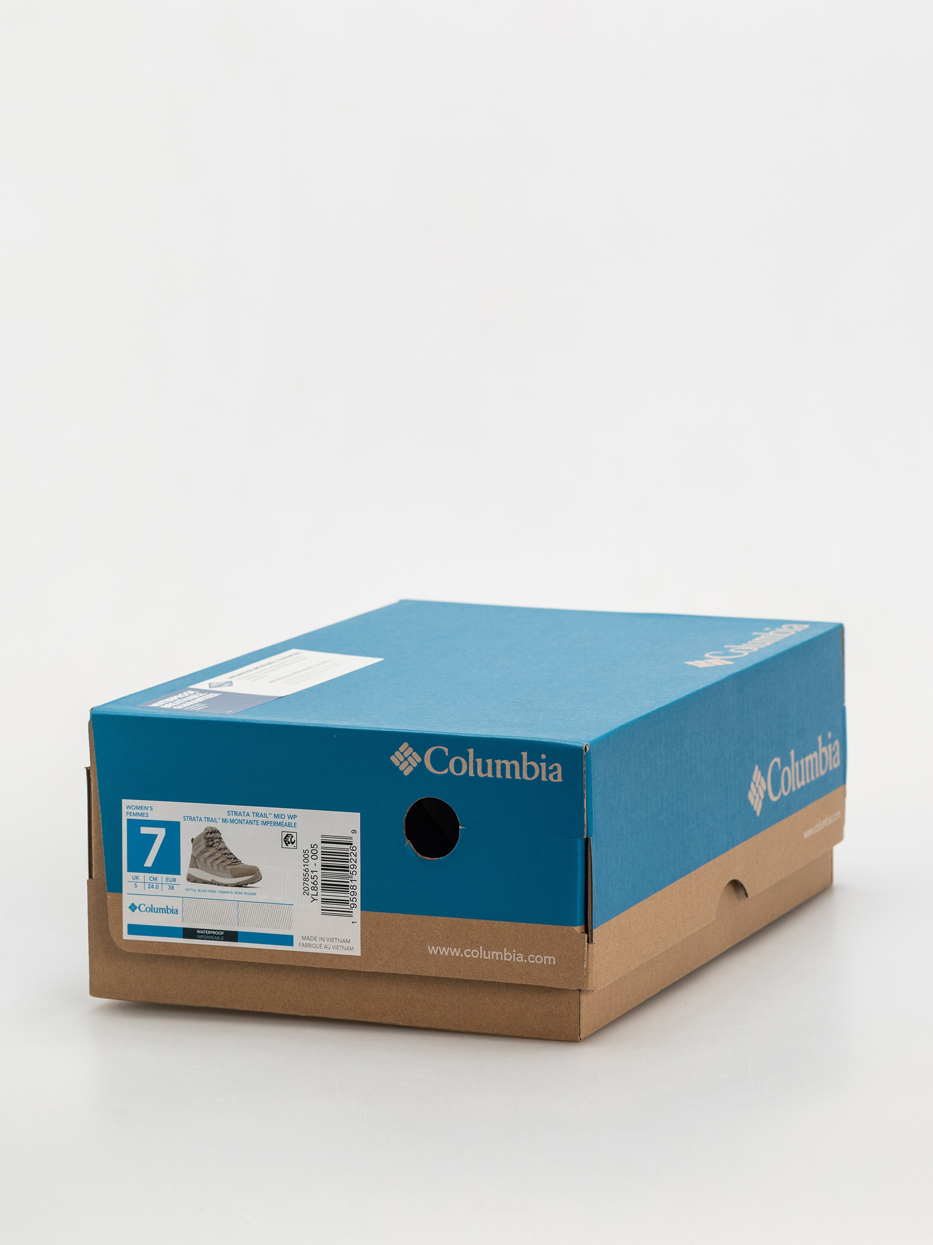 Topánky Columbia Strata Trail Mid WP Wmn (kettle/blush rose)