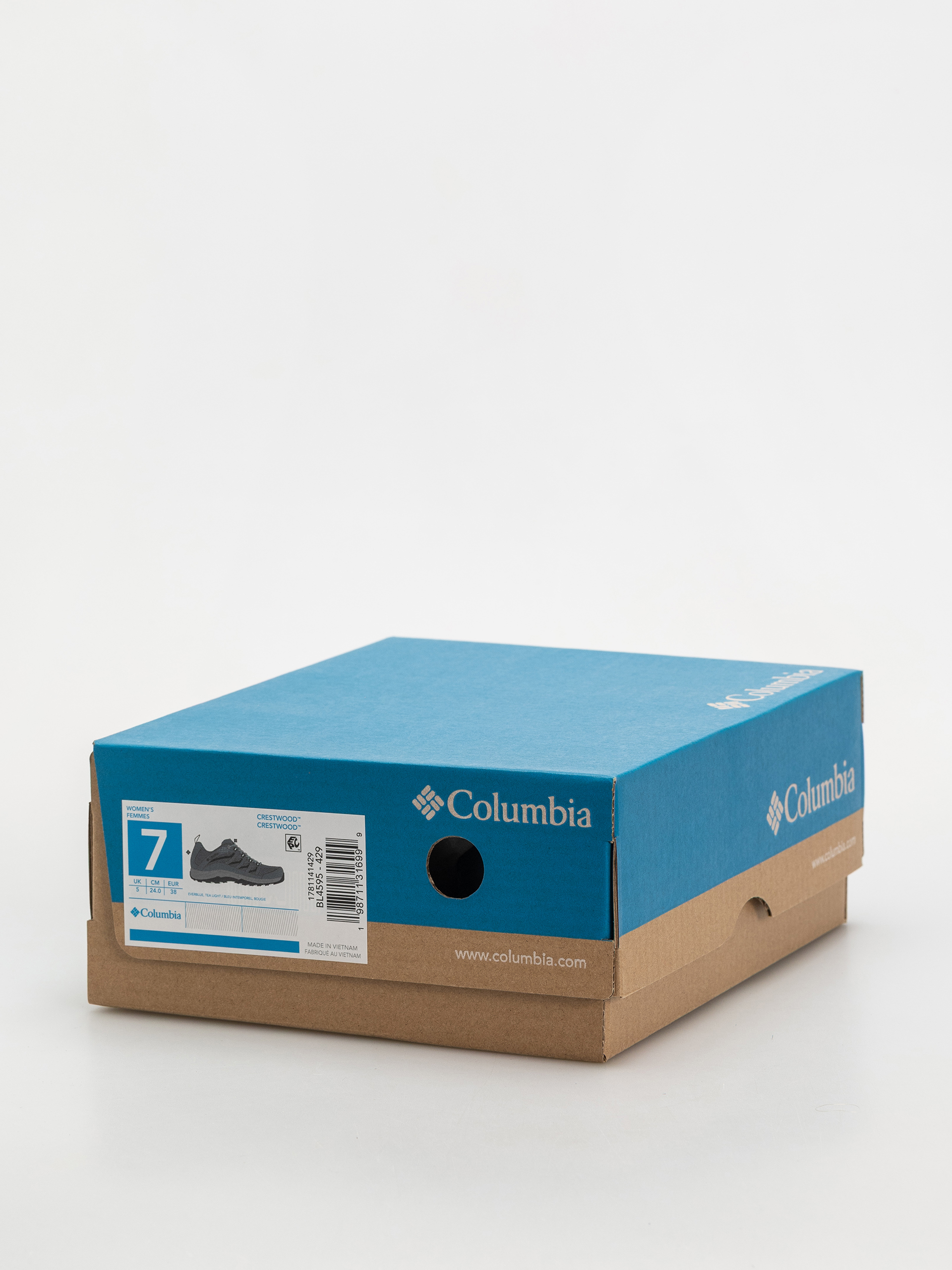 Topánky Columbia Crestwood Wmn (everblue/tea light)