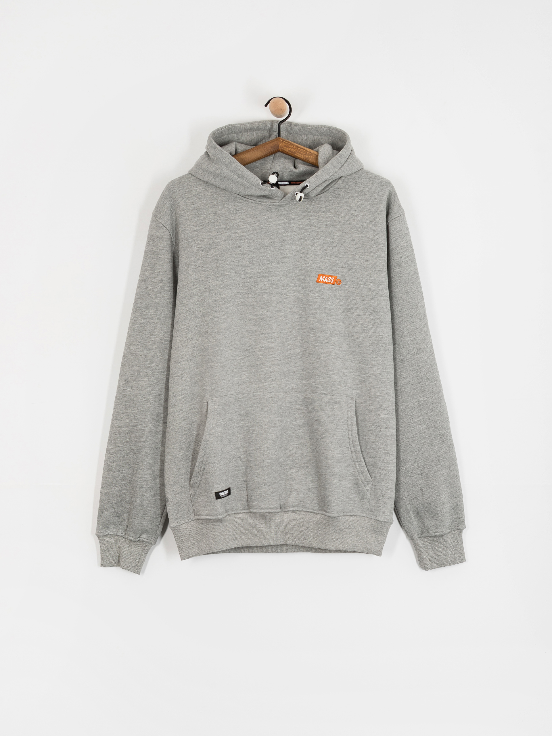 Mikina s kapucňou MassDnm Mini Box HD (light heather grey)
