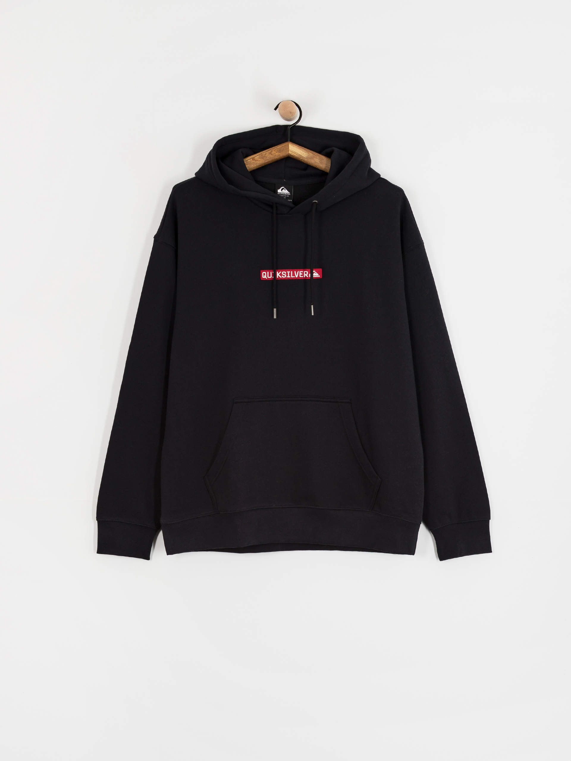 Mikina s kapucňou Quiksilver Dna HD (black)