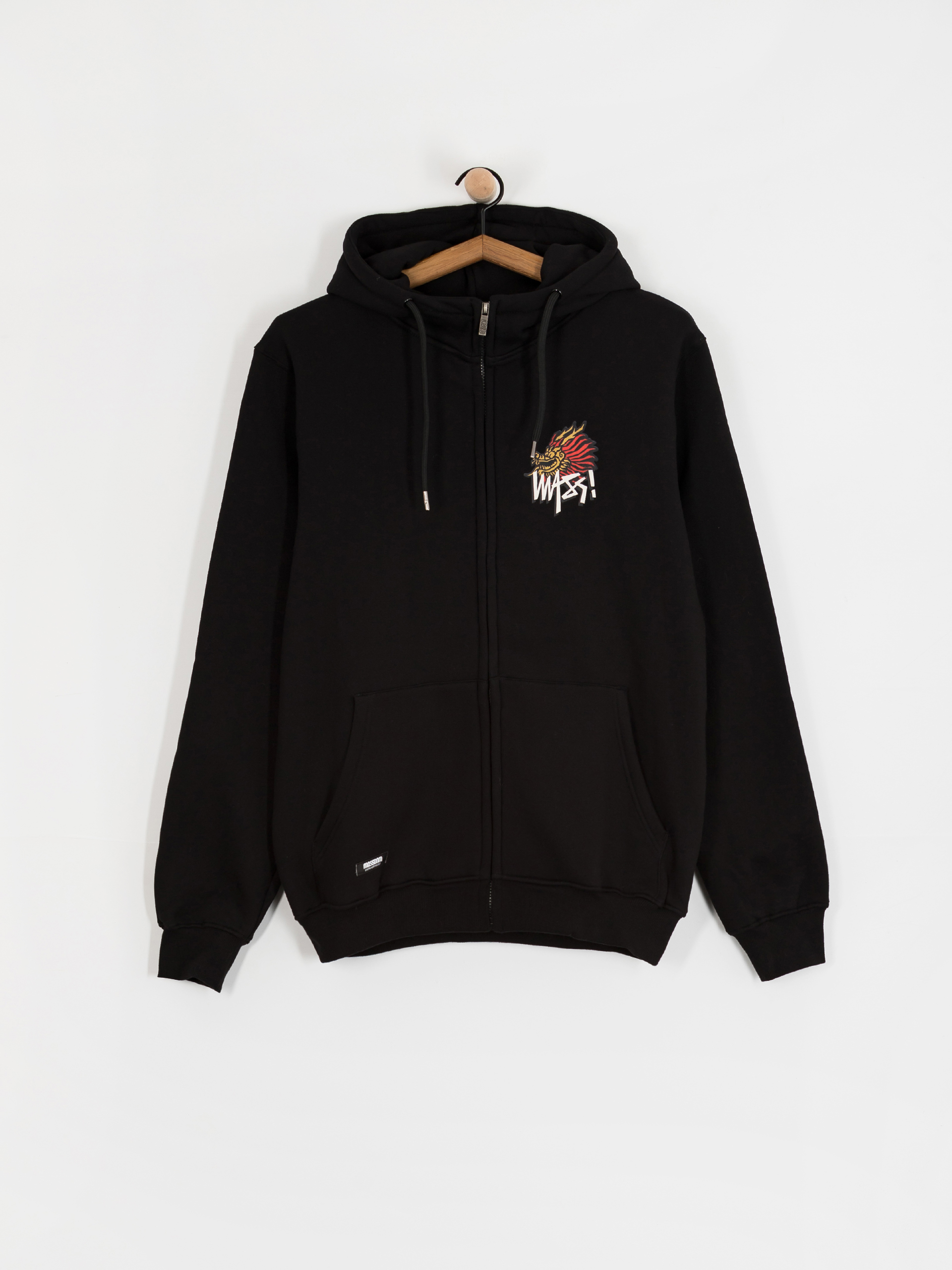Mikina s kapucňou MassDnm Dragon ZHD (black)