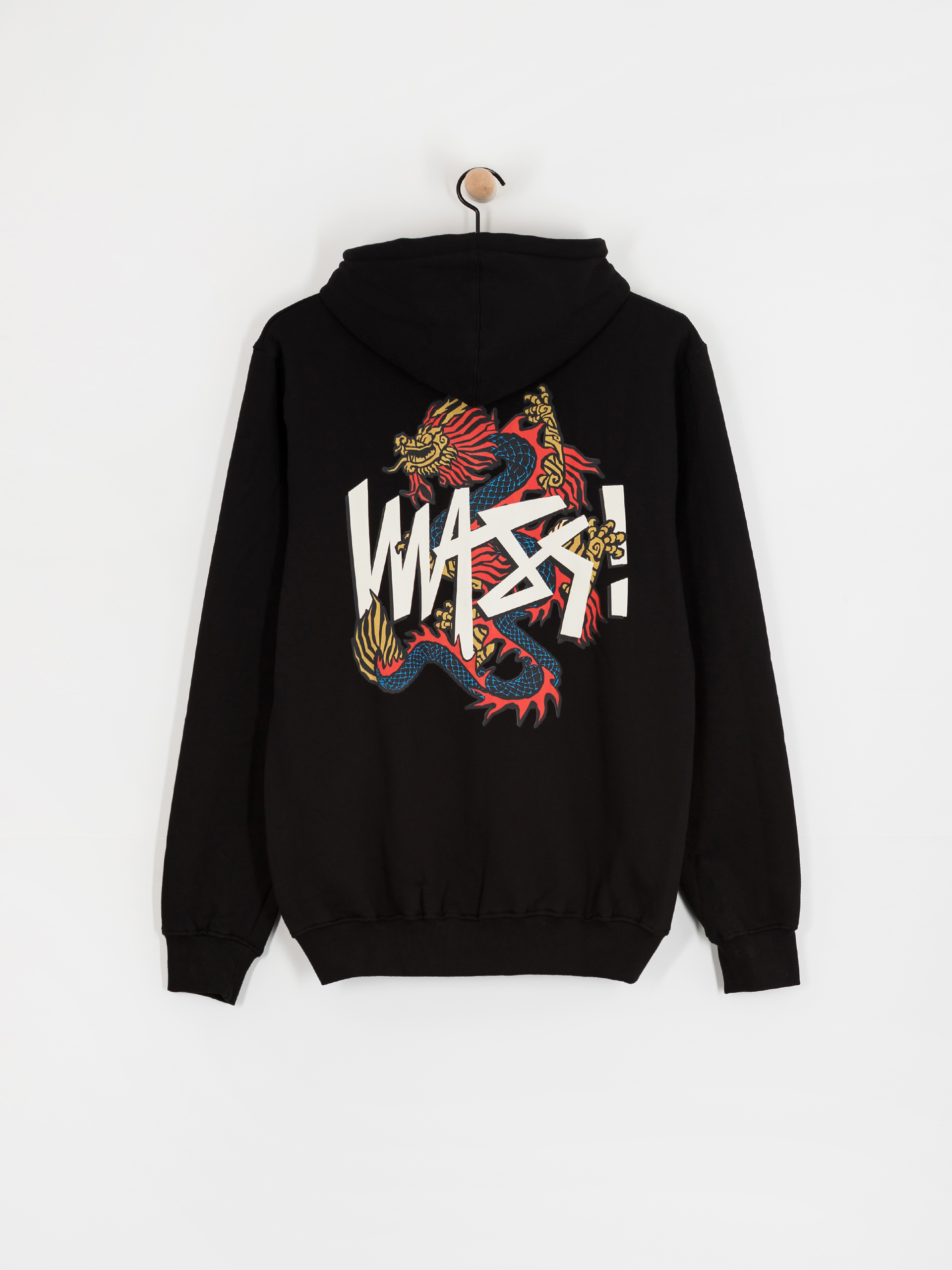 Mikina s kapucňou MassDnm Dragon ZHD (black)