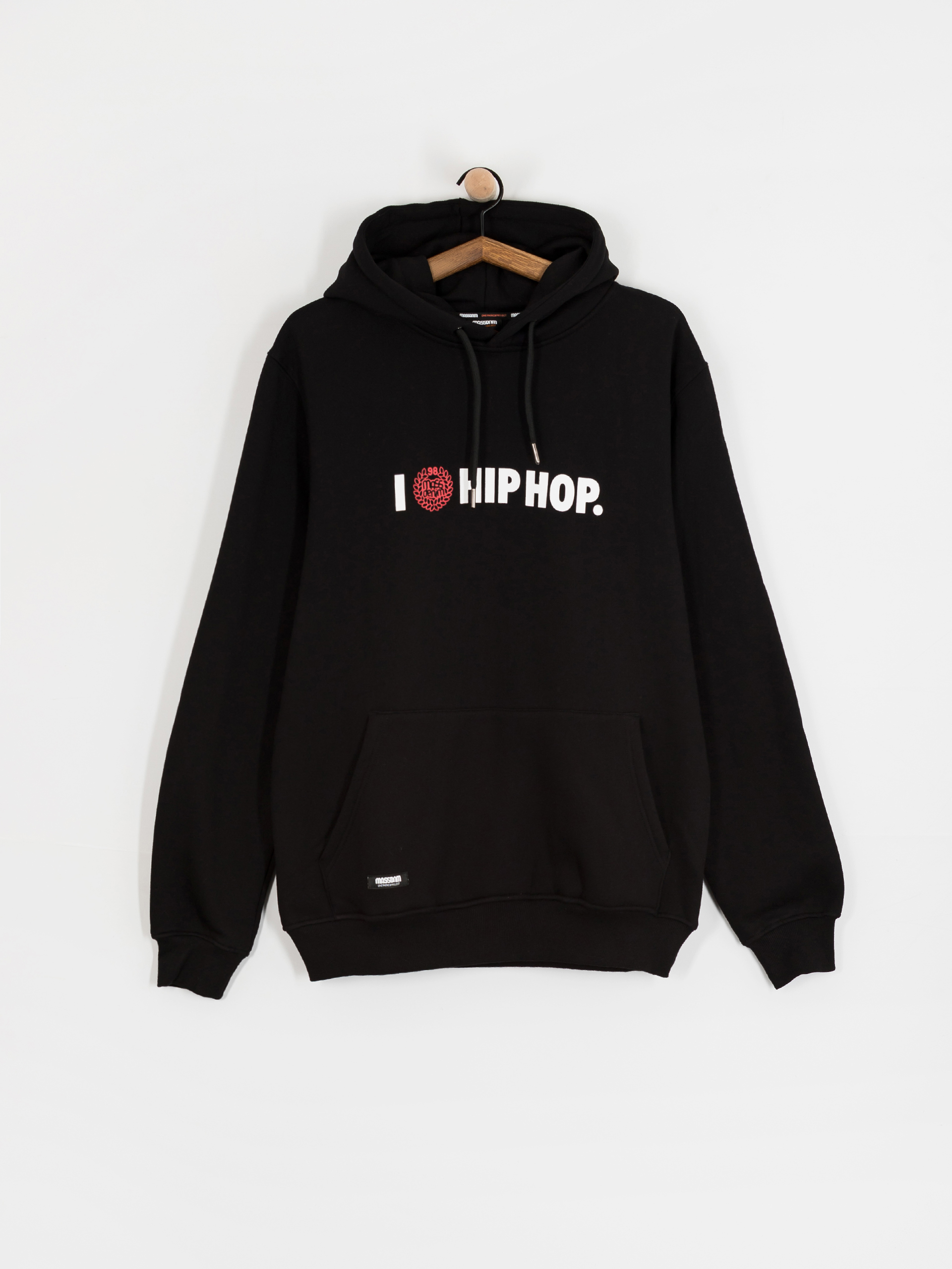 Mikina s kapucňou MassDnm Feelings HD (black)