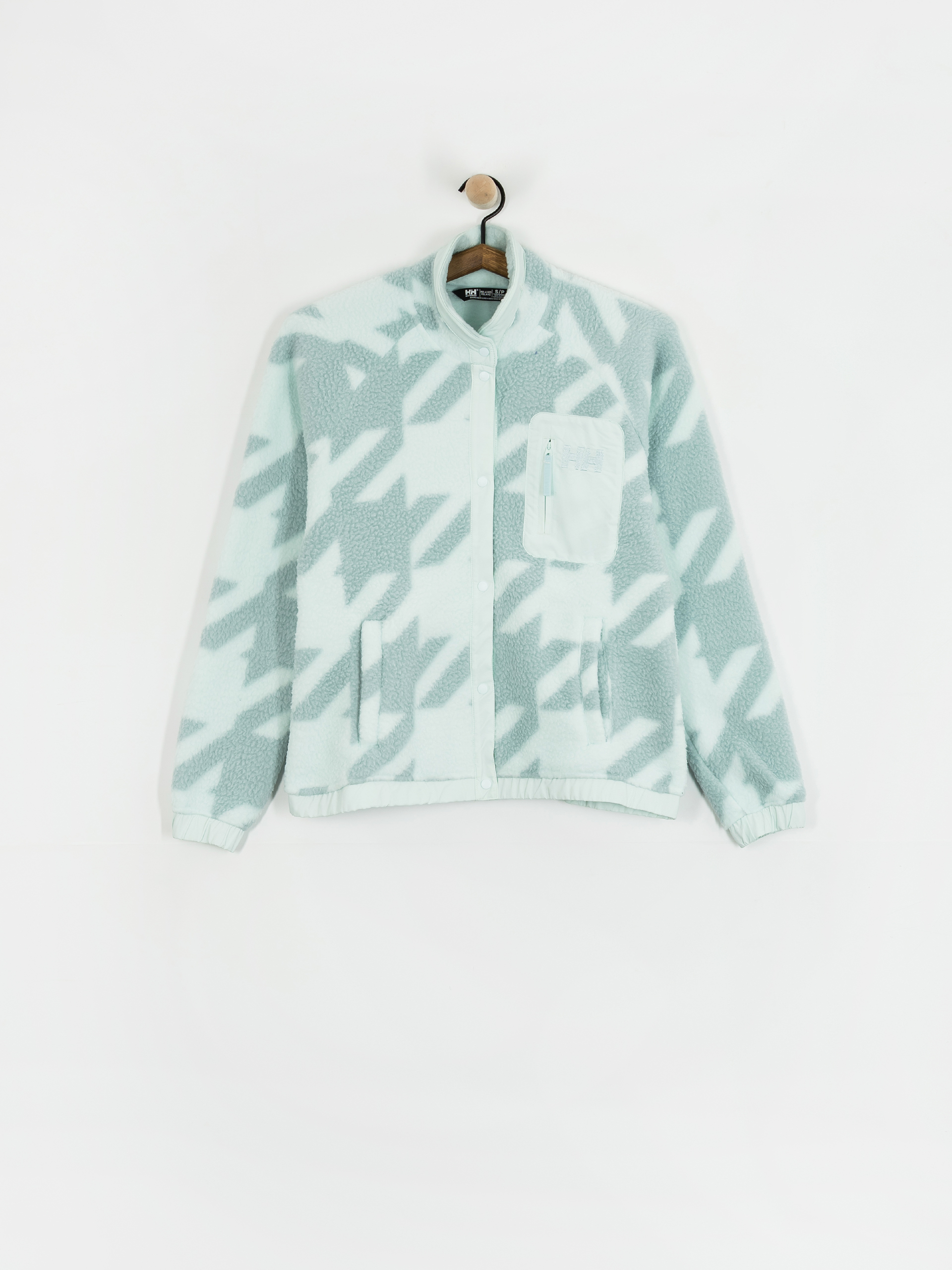 Dámsky Flísová mikina Helly Hansen Imperial Printed Pile Snap (icicle houndstooth aop)