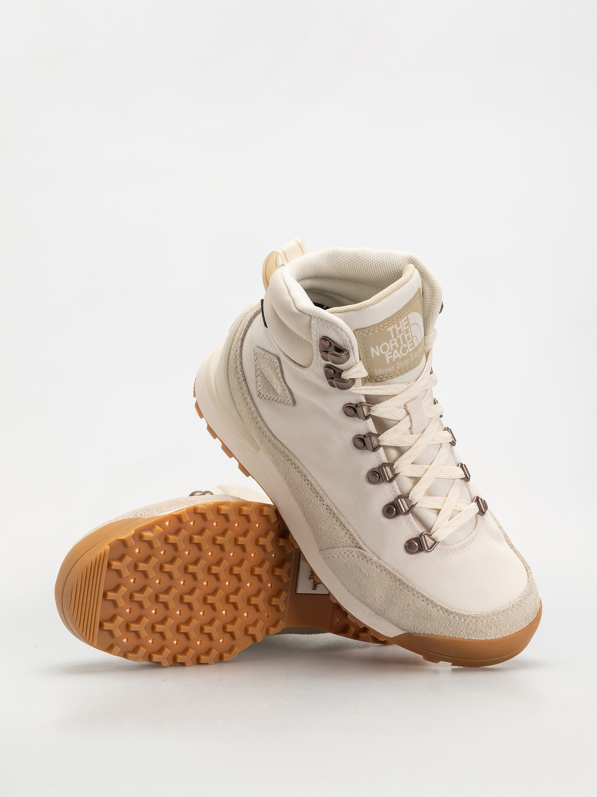 Topánky The North Face Back To Berkeley Iv Textile Wp Wmn (white dune/white dune)