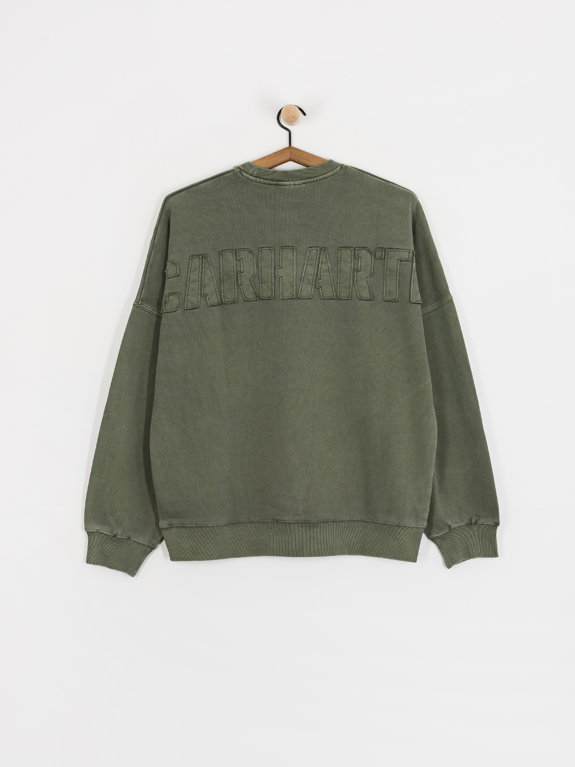 Mikina Carhartt WIP RGGD (opuntia/garment dyed)