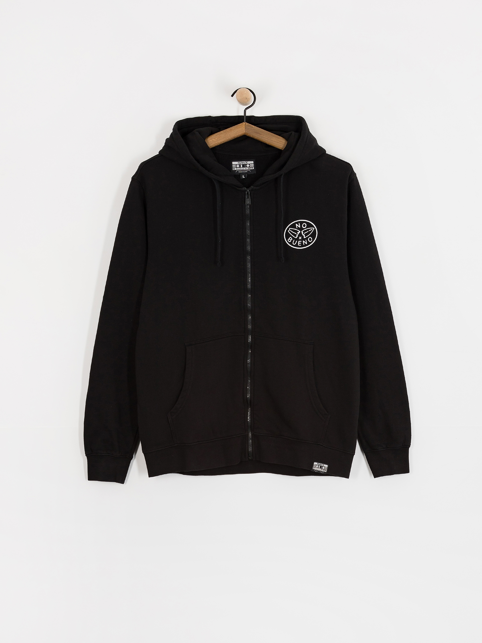 Mikina s kapucňou Hurley Sider ZHD (black)