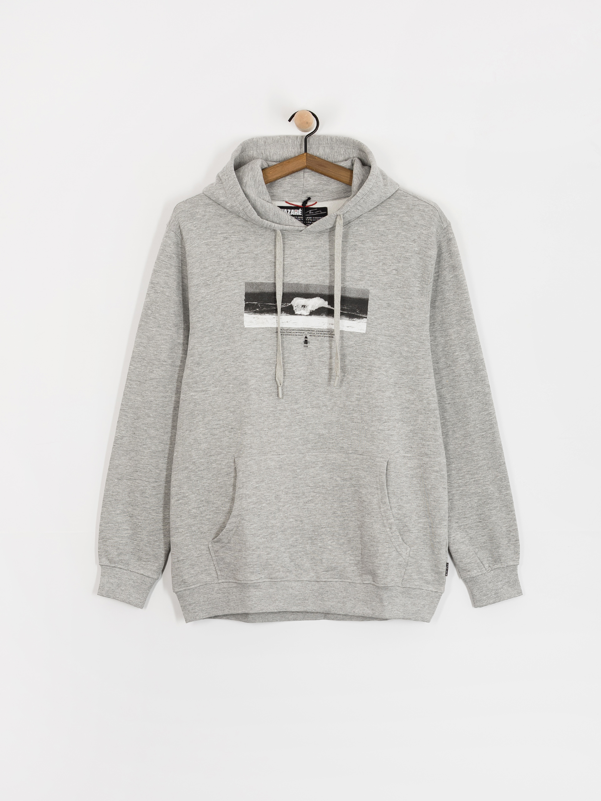 Mikina s kapucňou Hurley Nazare Pic HD (grey heather)