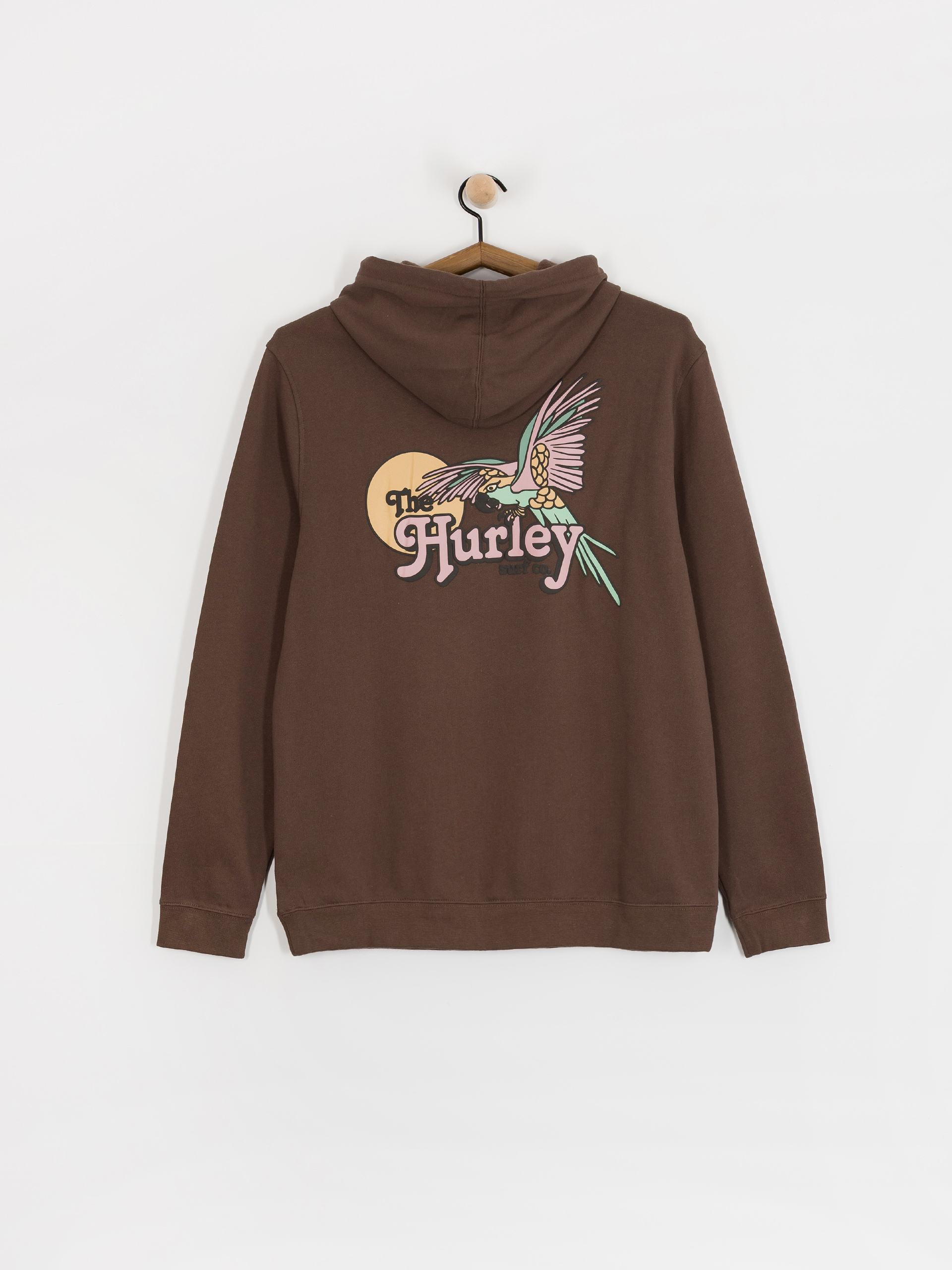 Mikina s kapucu0148ou Hurley Makaw HD (espresso)