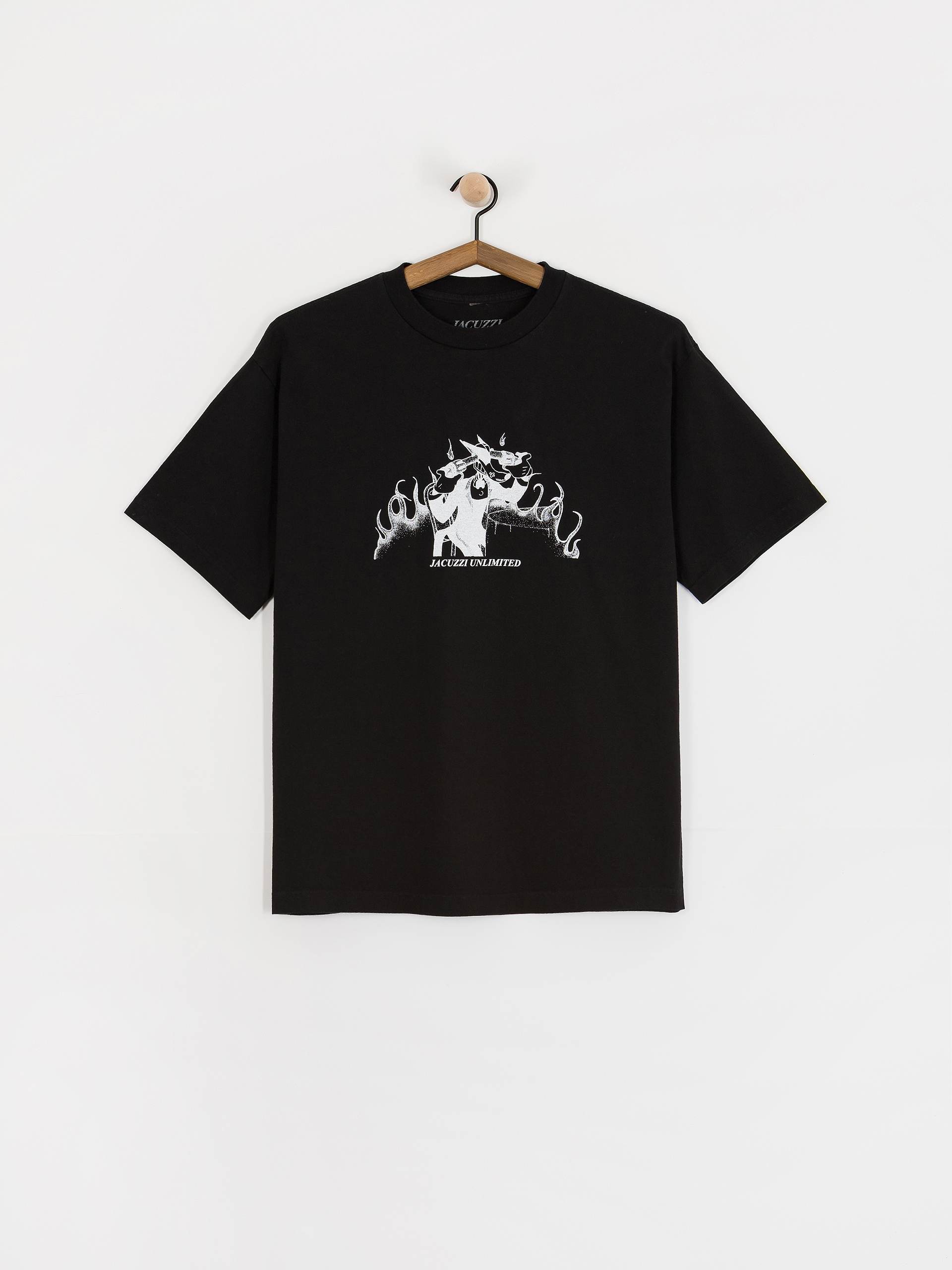 Tričko Jacuzzi Headache Garment Dye Premium (black)