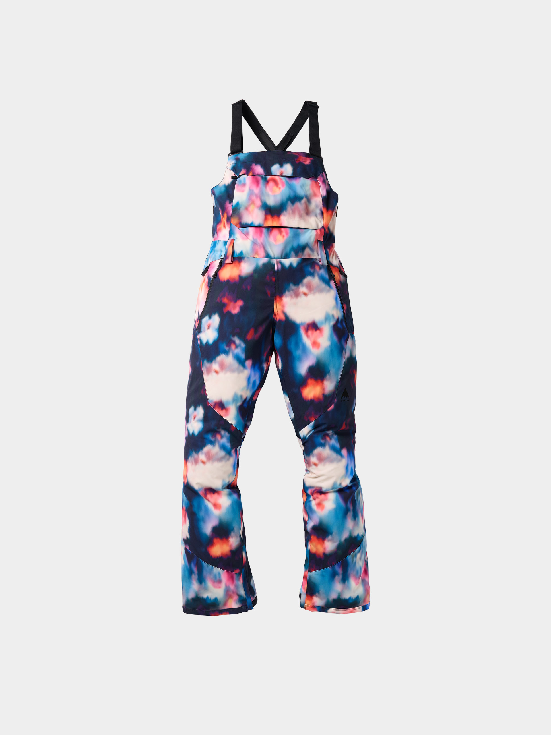 Snowboardovu00e9 nohavice Burton Reserve 2L Stretch Bibs Wmn (floral blur)