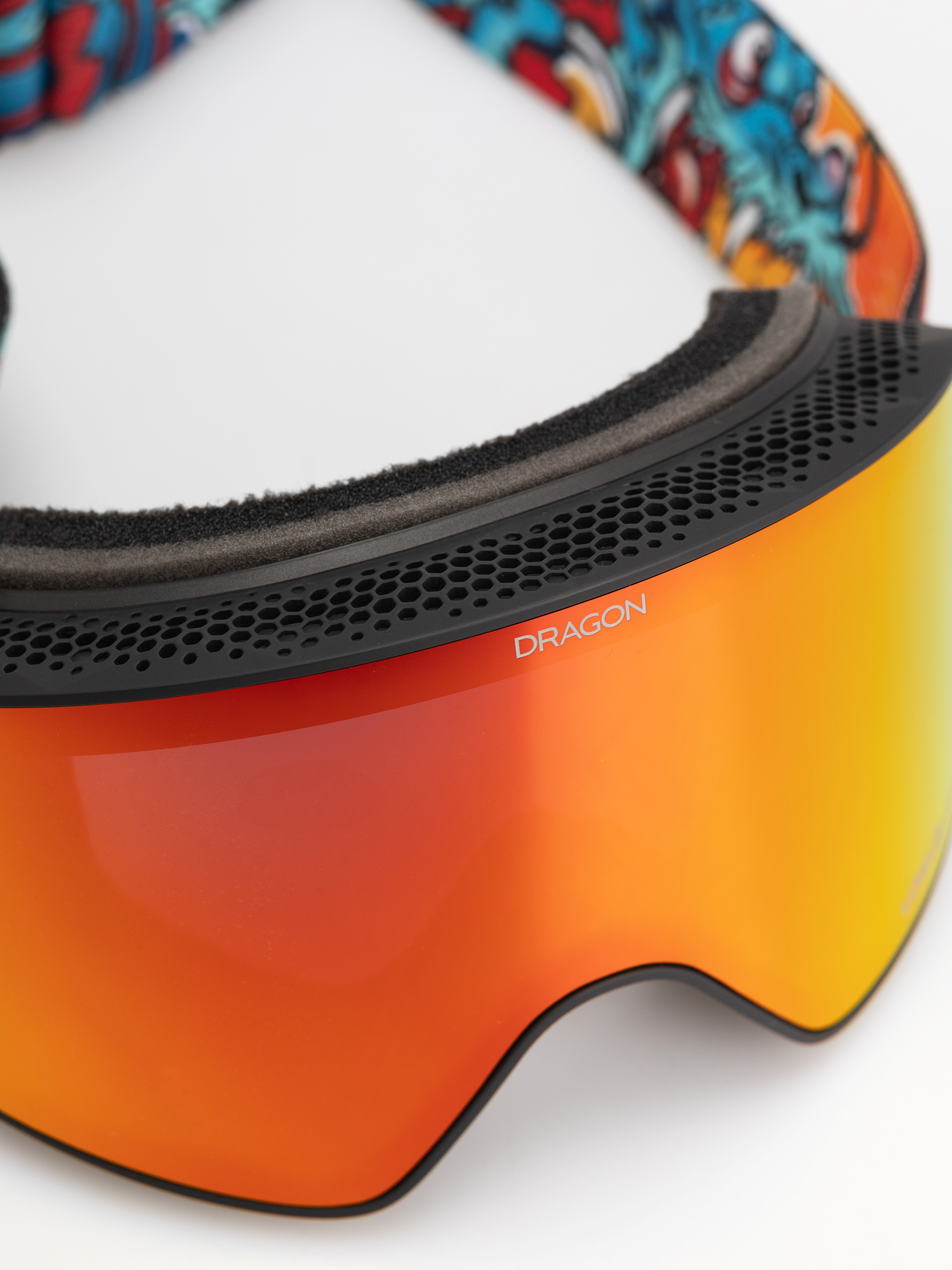 Snowboardové okuliare Dragon NFX MAG OTG (rattled/lumalens red ion+lumalens amber)