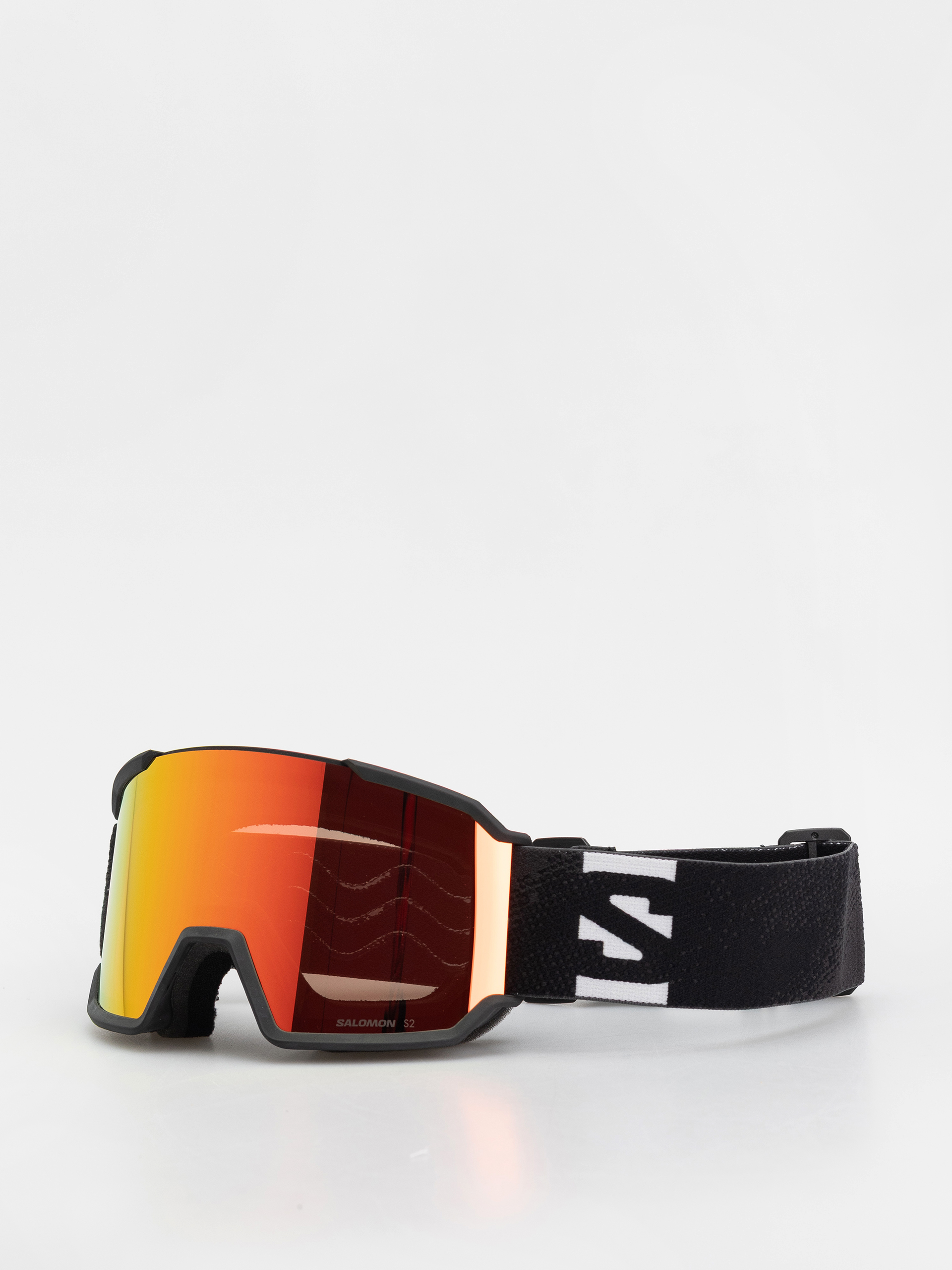Snowboardové okuliare Salomon S/View 3 (black/mid red)