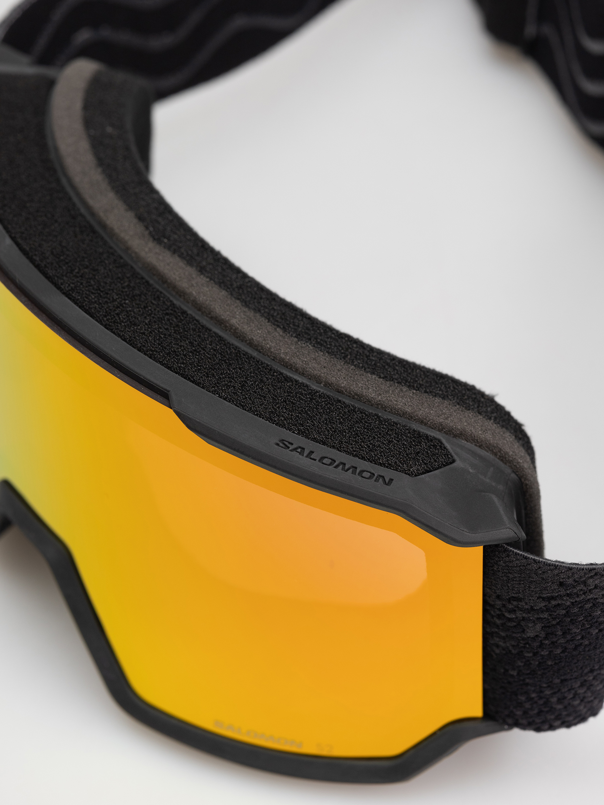 Snowboardové okuliare Salomon S/View 3 (black/mid red)