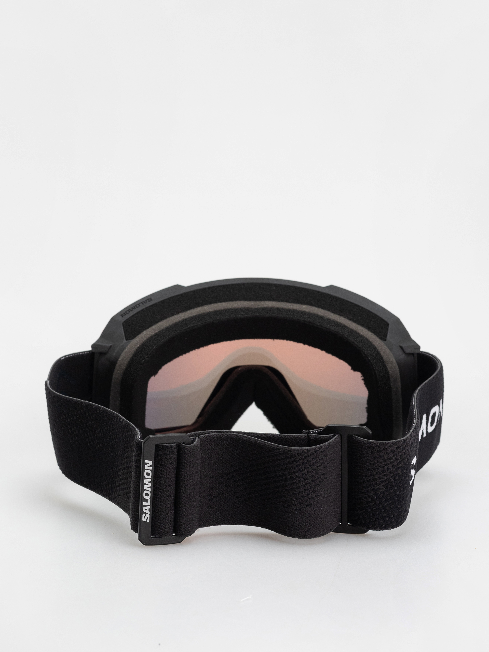 Snowboardové okuliare Salomon S/View 3 (black/mid red)
