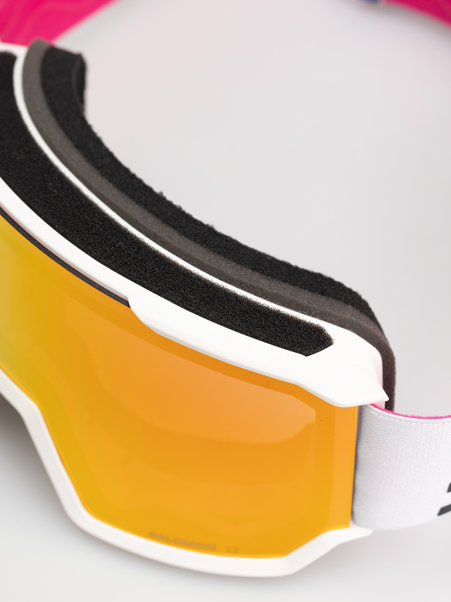 Snowboardové okuliare Salomon S/View 3 (white addikt/mid red)
