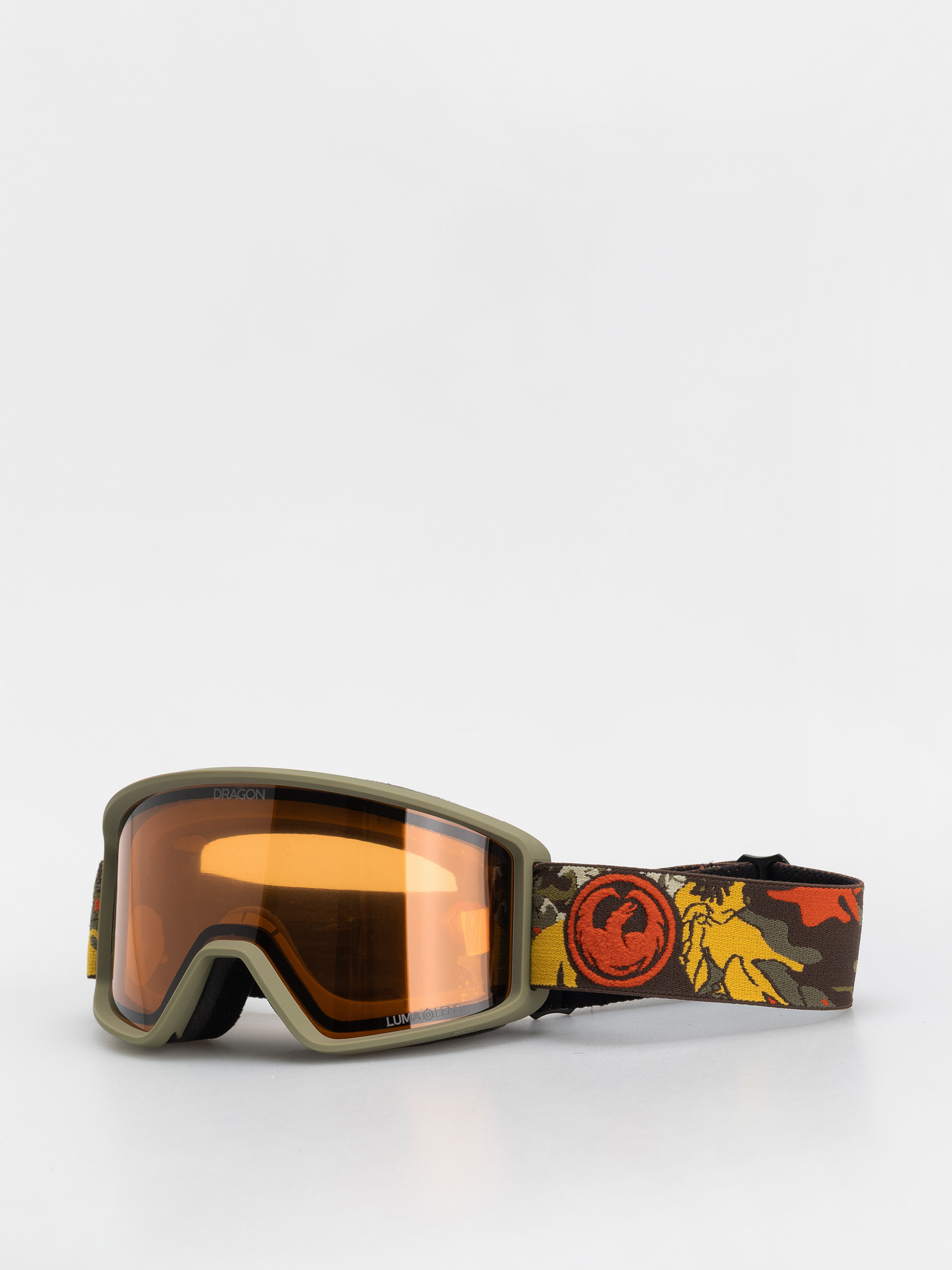 Snowboardovu00e9 okuliare Dragon DXT OTG (leafycamo/lumalens amber)
