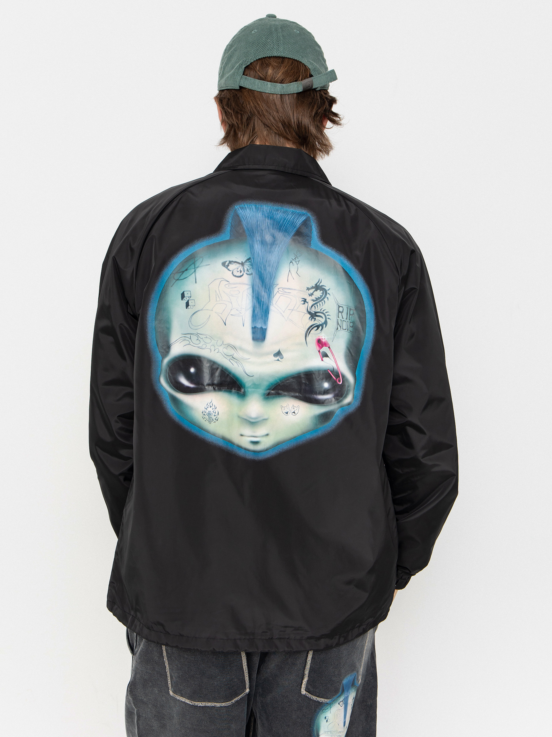 Bunda RipNDip Squabble Up Coach - čierna (black)