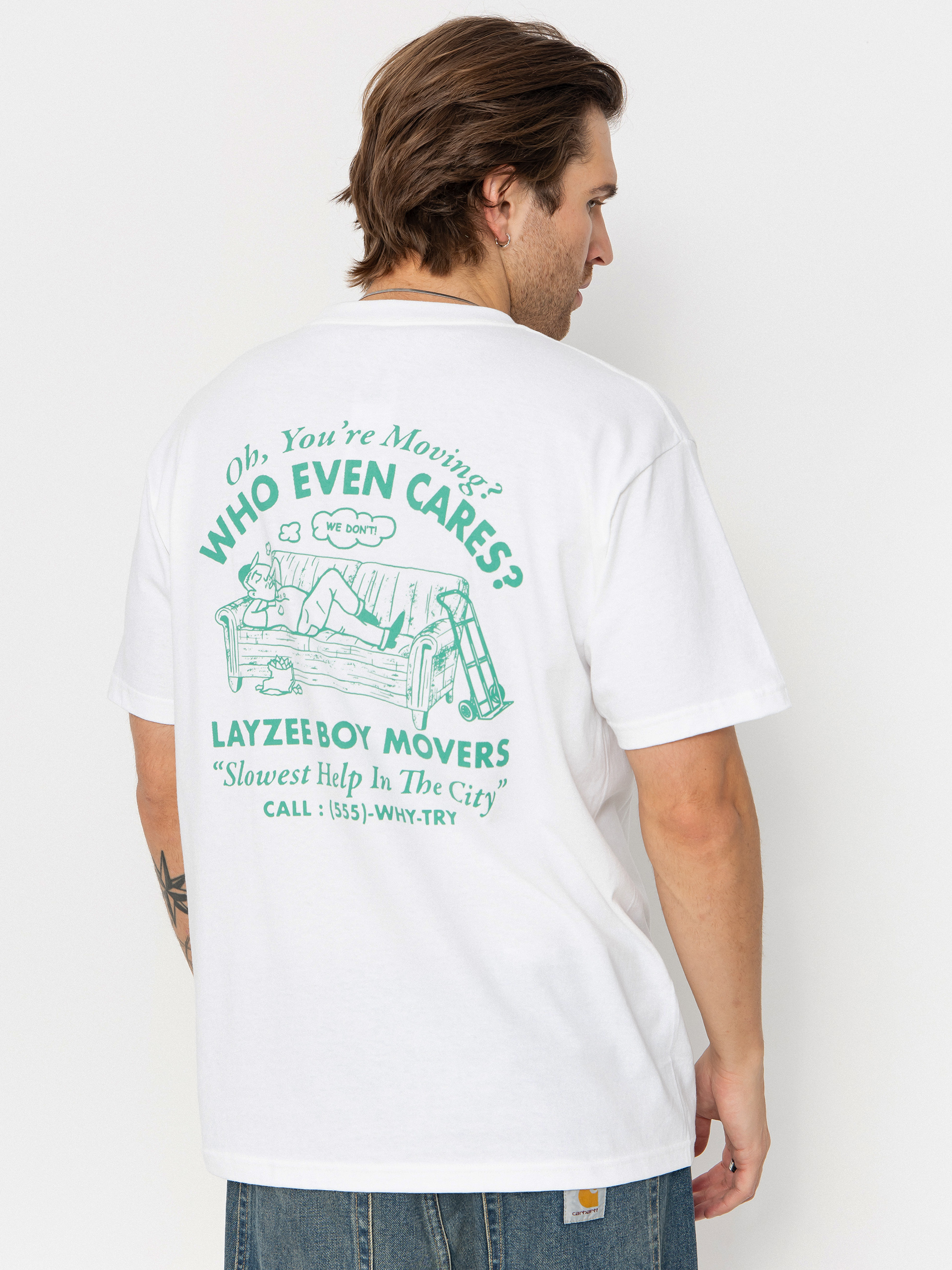 Tričko Vans Moving Co (white)