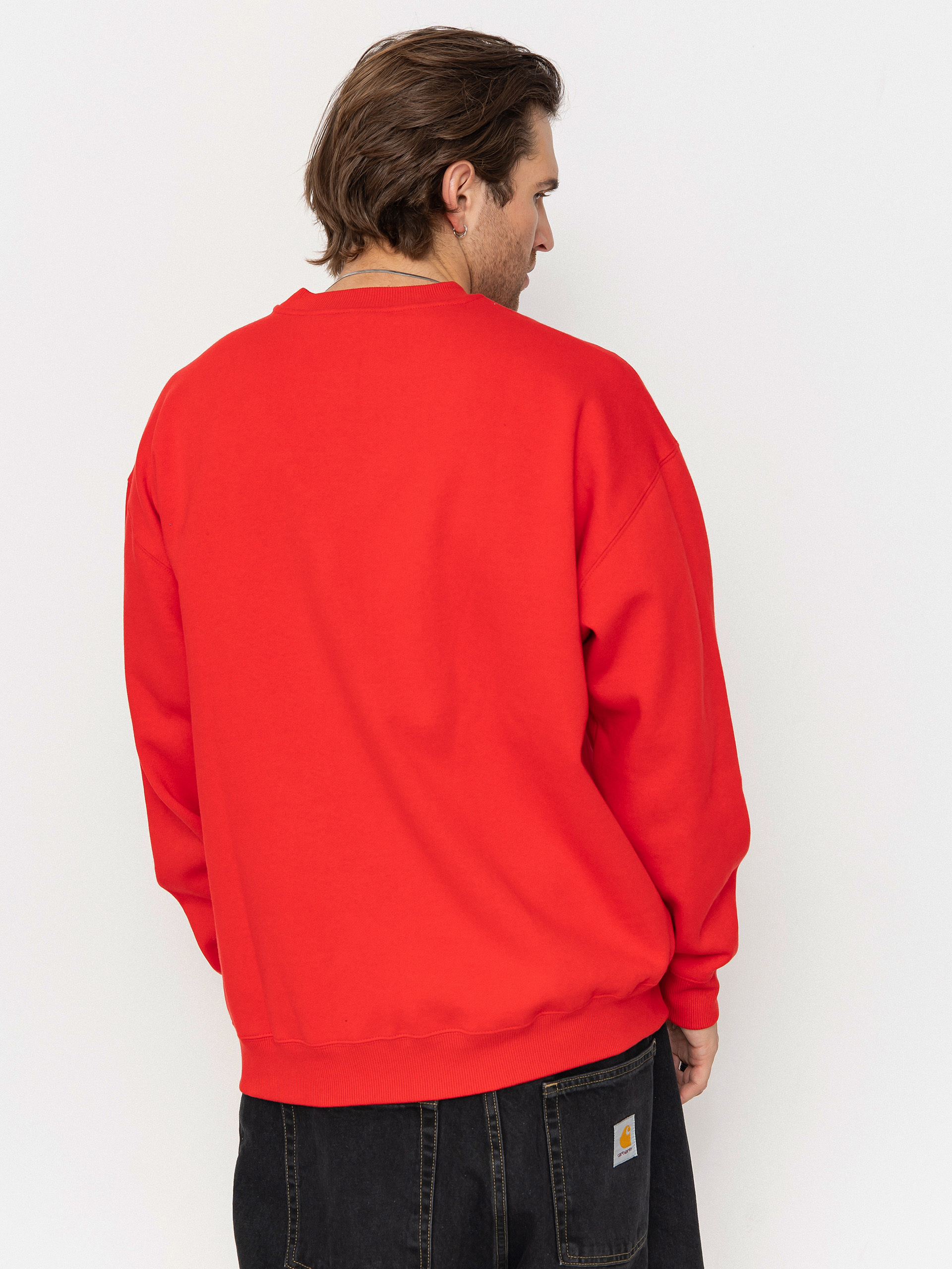 Mikina Volcom Stoneye Crew (lifeguard red)