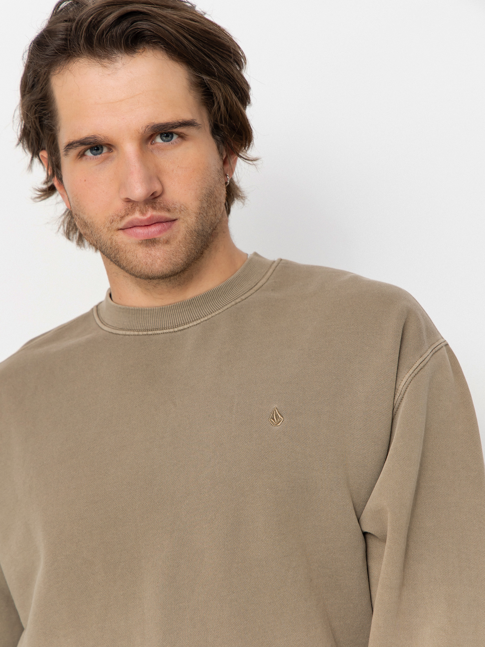 Mikina Volcom Single Stone Pw Crew (brindle)