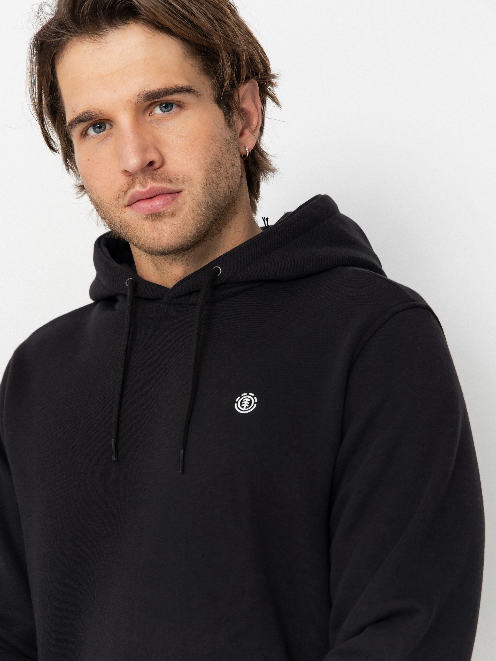 Mikina s kapucňou Element Icon Embroidery HD (flint black)