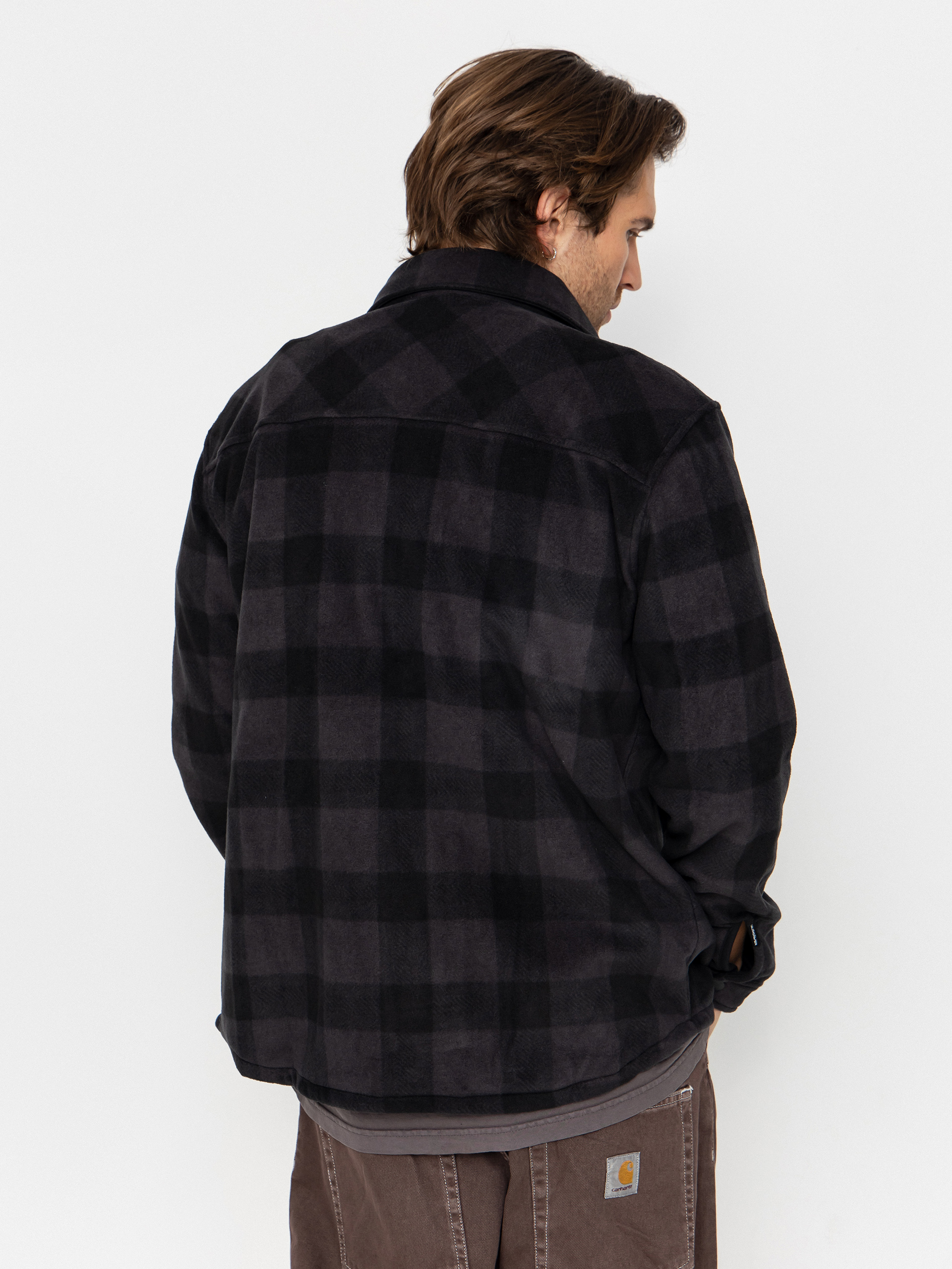 Košeľa Quiksilver Bering Strait Check (black northsea plaid)