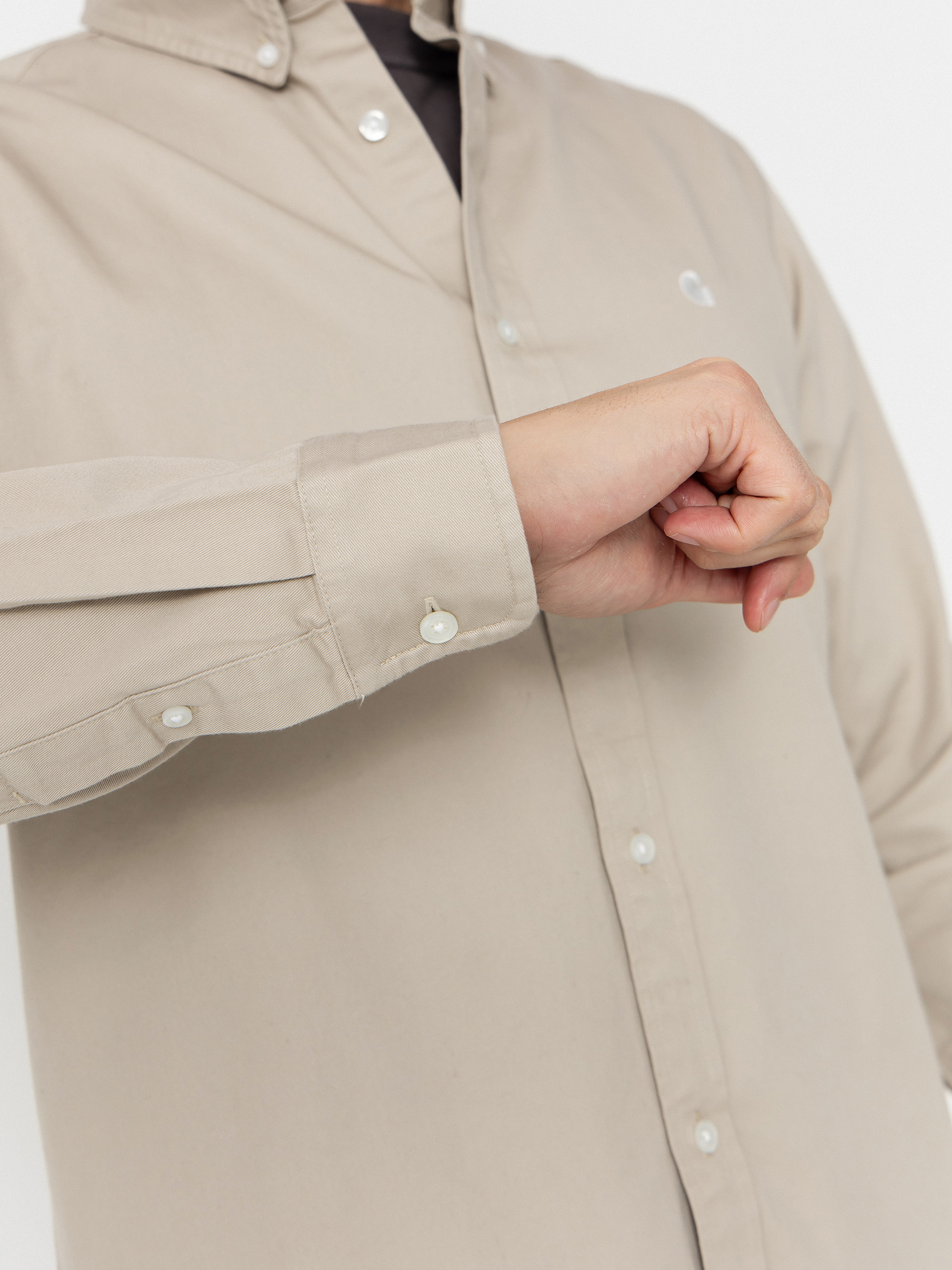 Košeľa Carhartt WIP Madison (fleur de sel/wax)