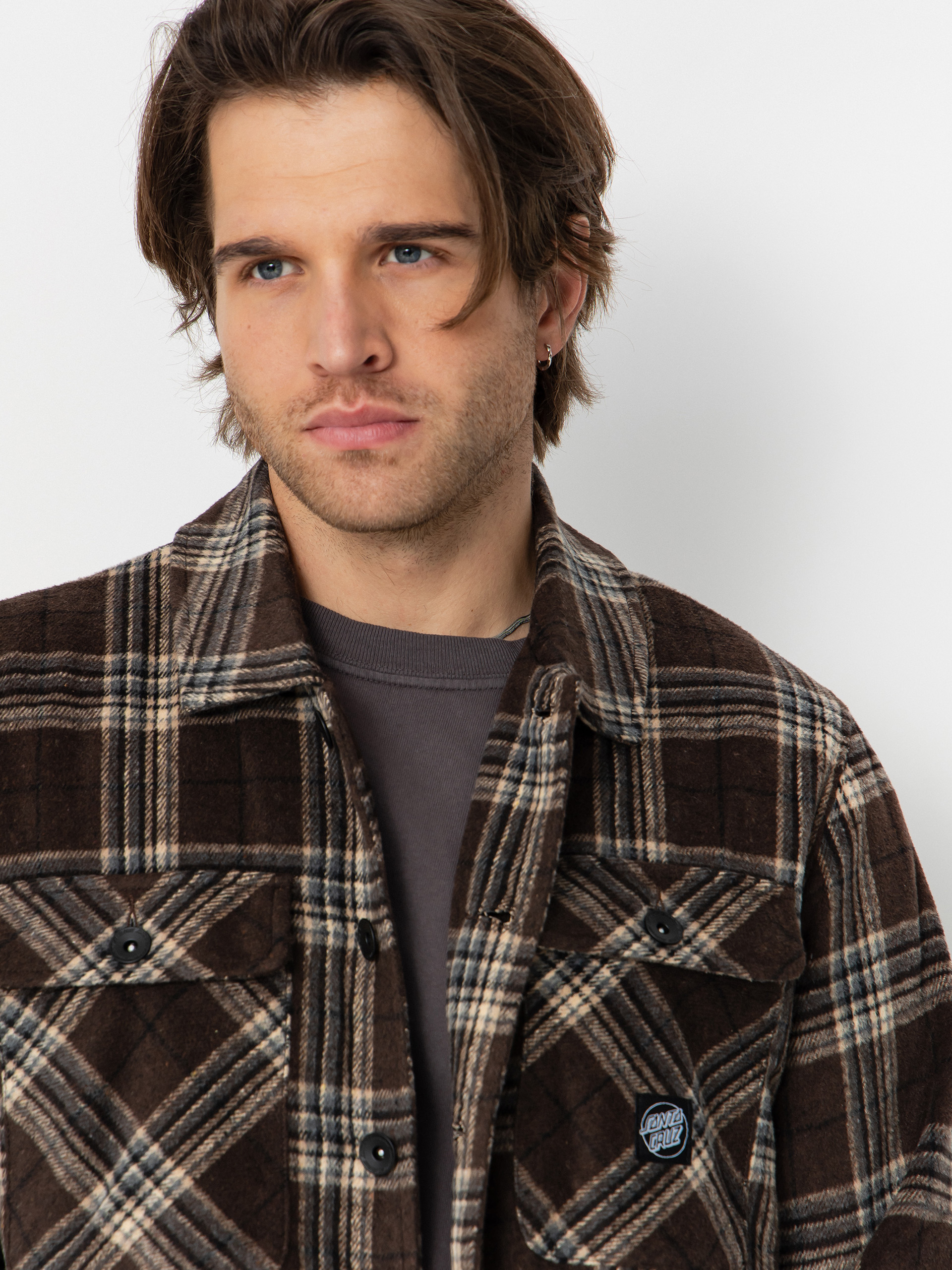 Košeľa Santa Cruz Lodge (chestnut check)