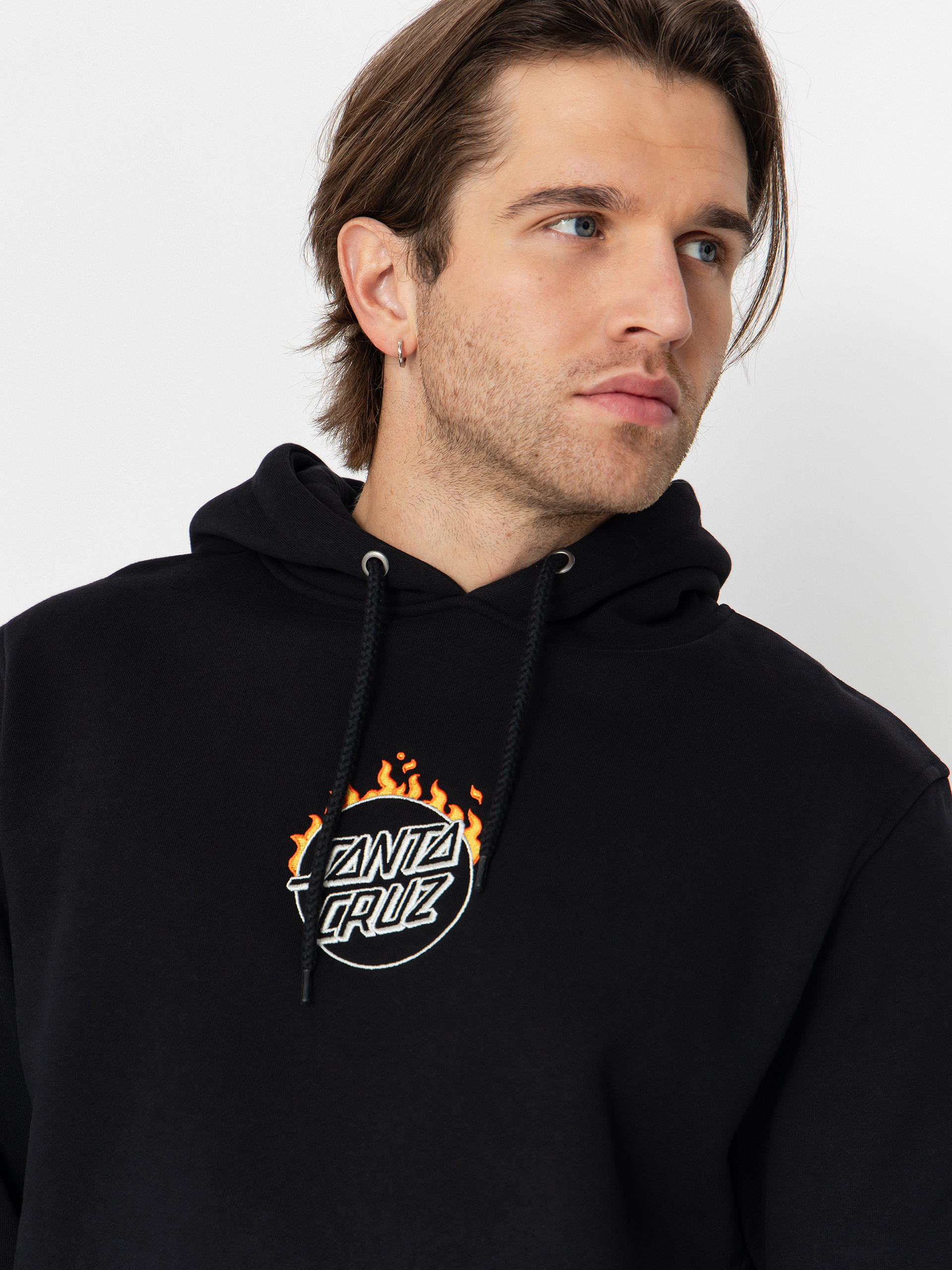 Mikina Santa Cruz Burnt Opus Front (black)