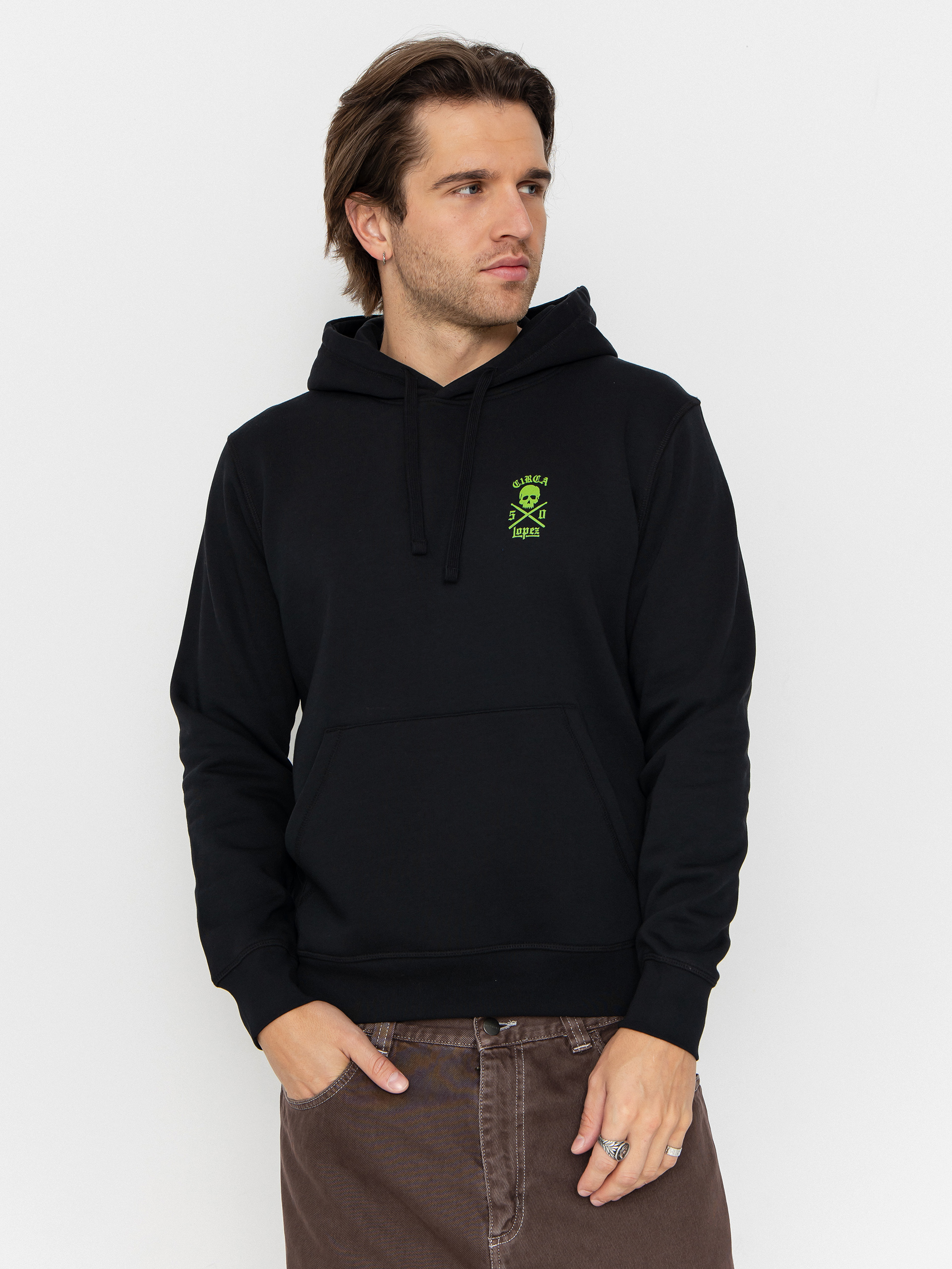 Mikina Circa Lopez 50 (black/green)
