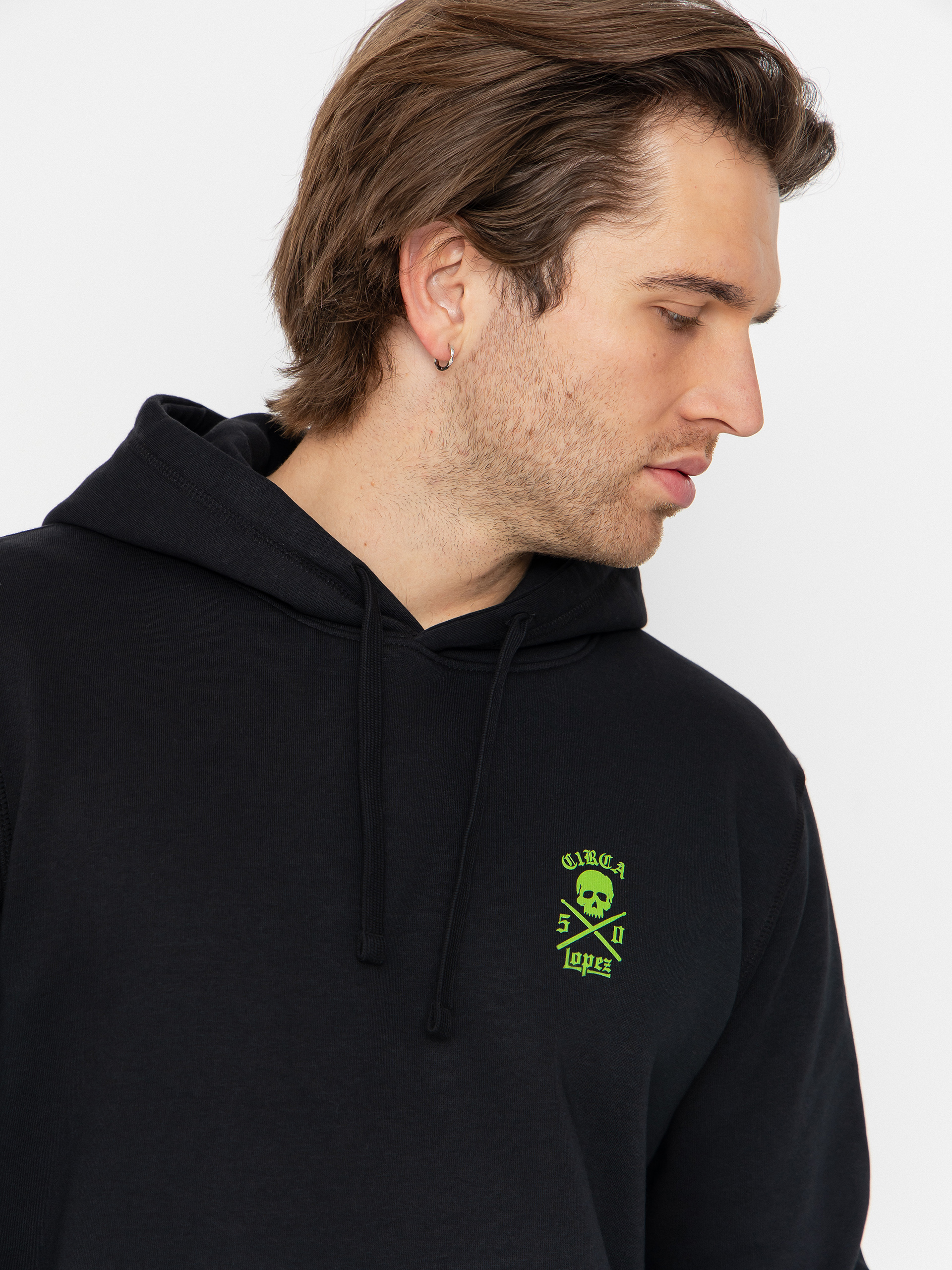 Mikina Circa Lopez 50 (black/green)