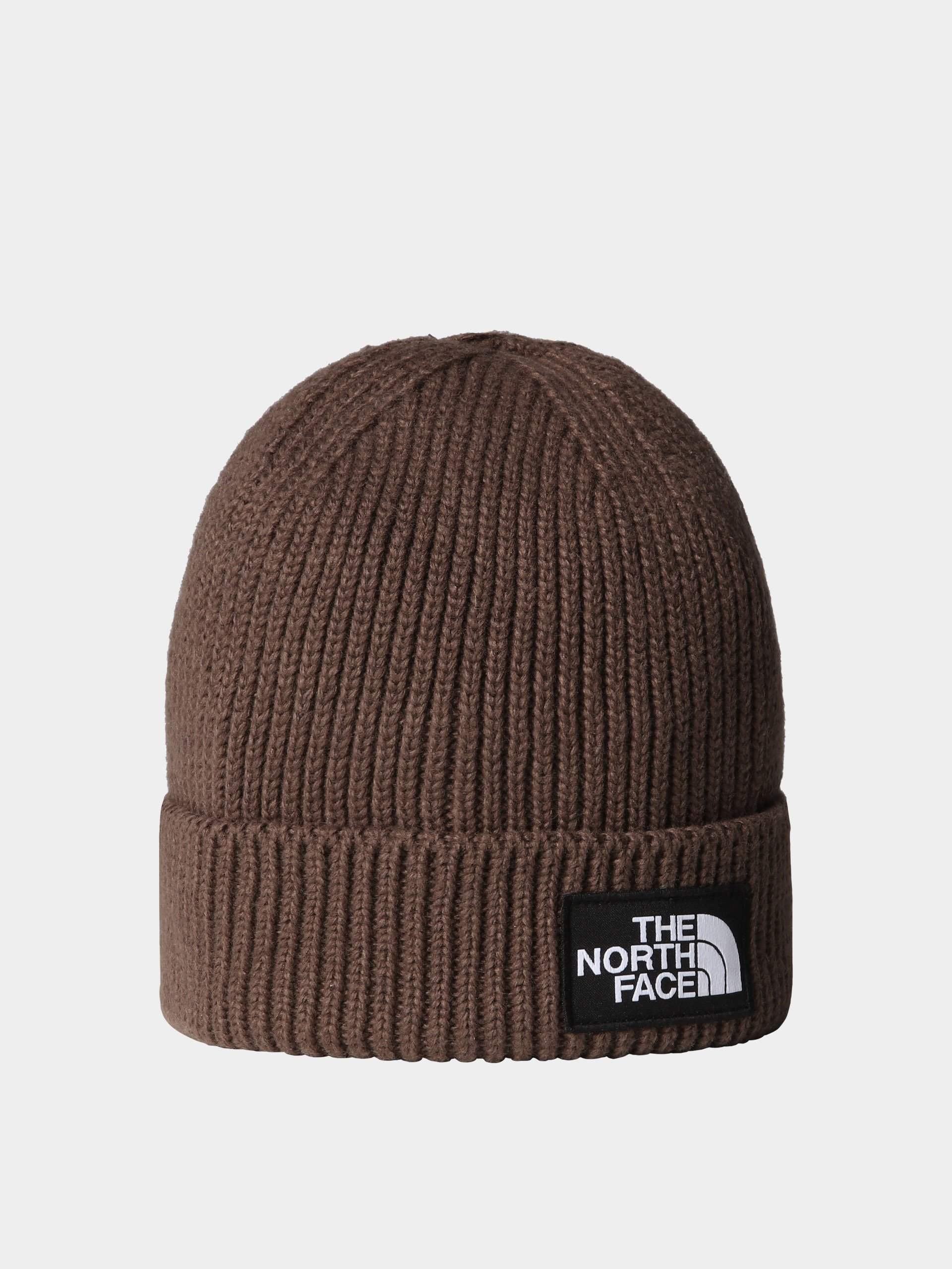 Čiapka The North Face Tnf Logo Box Cuffed (smokey brown)