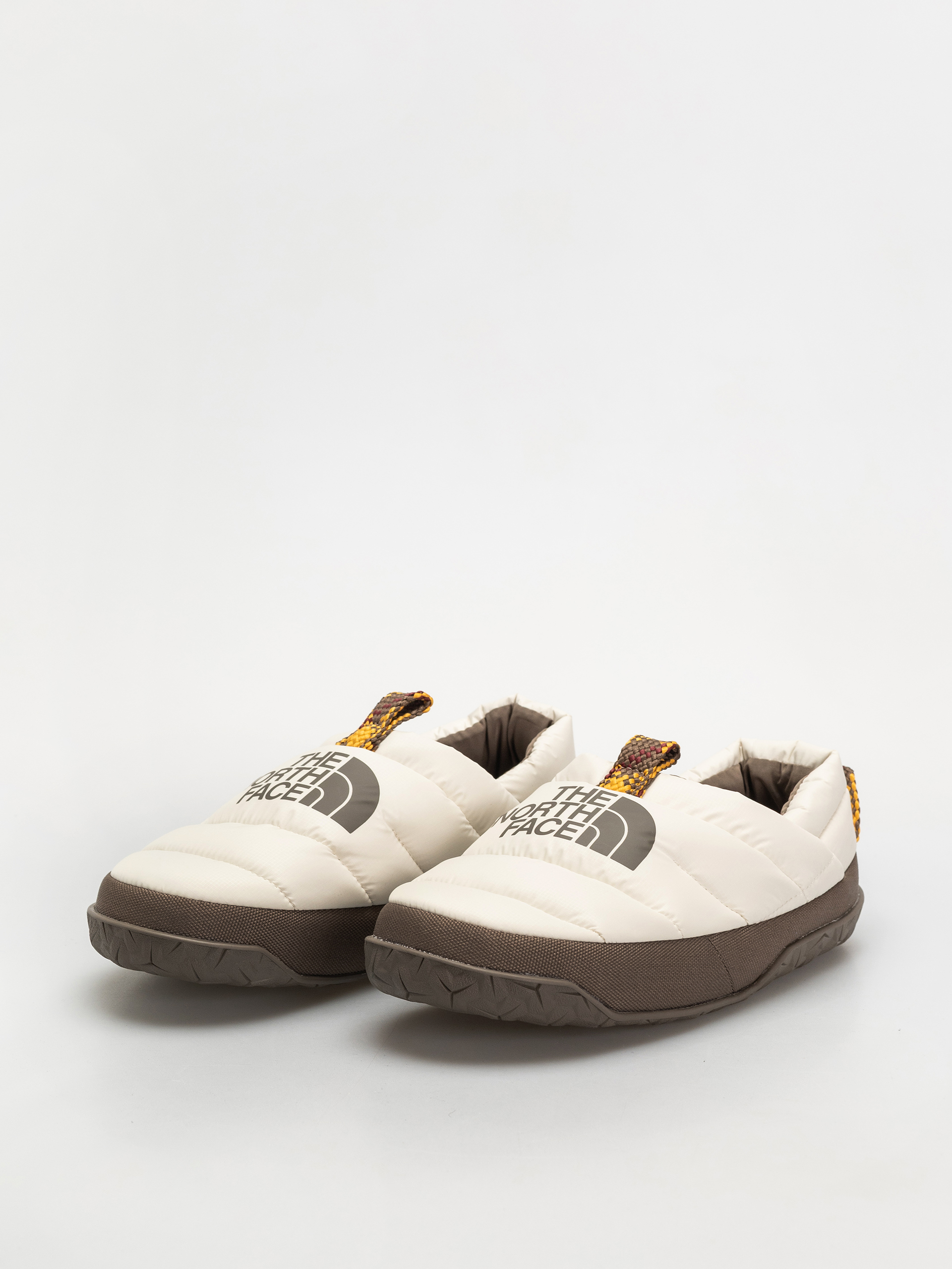 Topánky The North Face Nuptse Mule Wmn (white dune/mocha brown)
