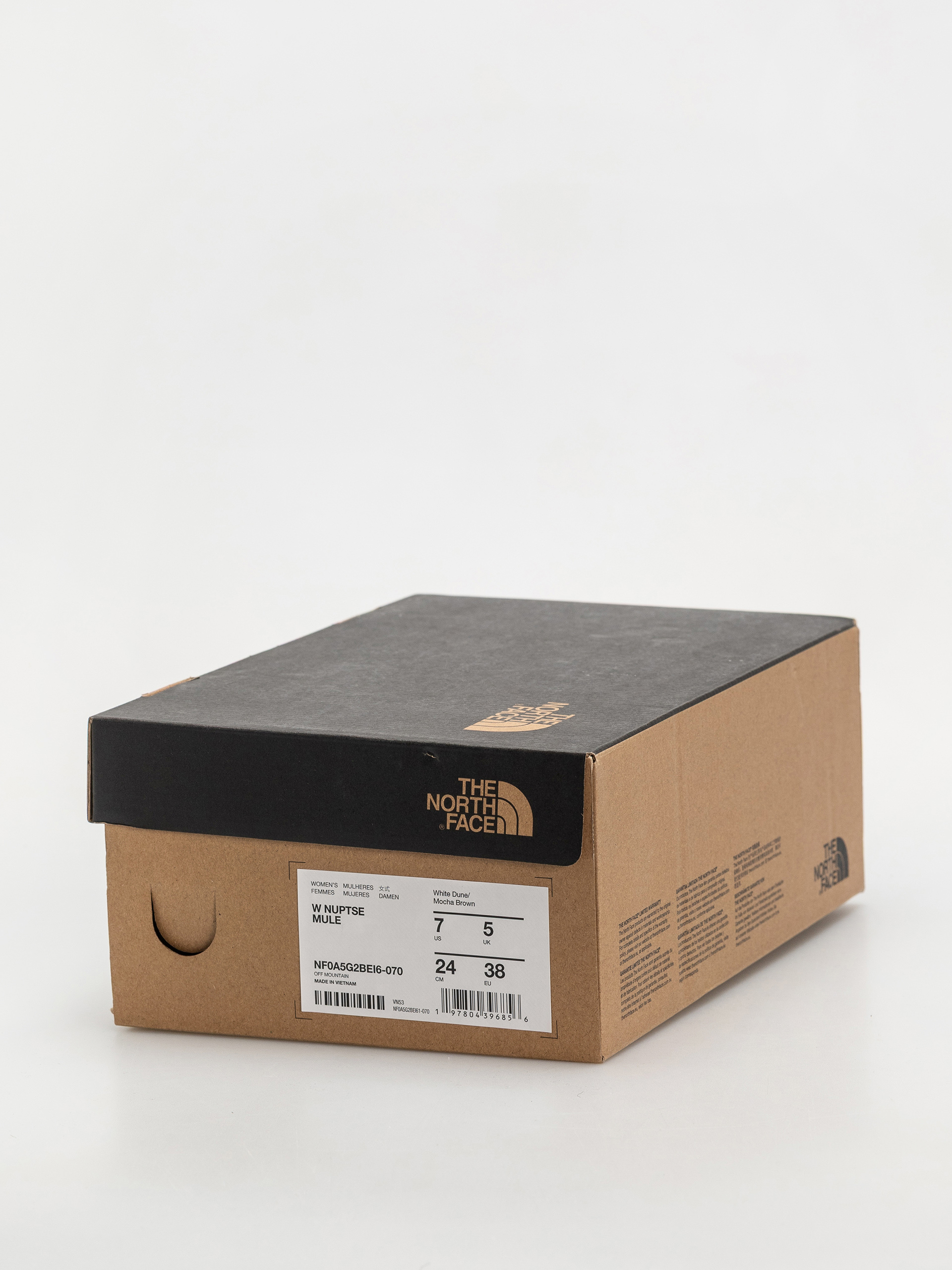 Topánky The North Face Nuptse Mule Wmn (white dune/mocha brown)